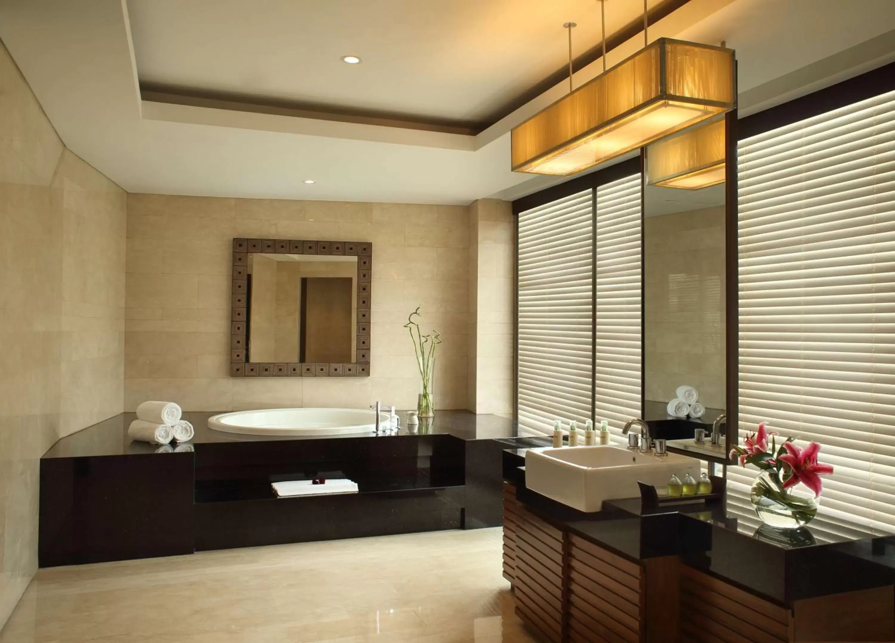 Pool view, Bathroom in Hilton Bandung