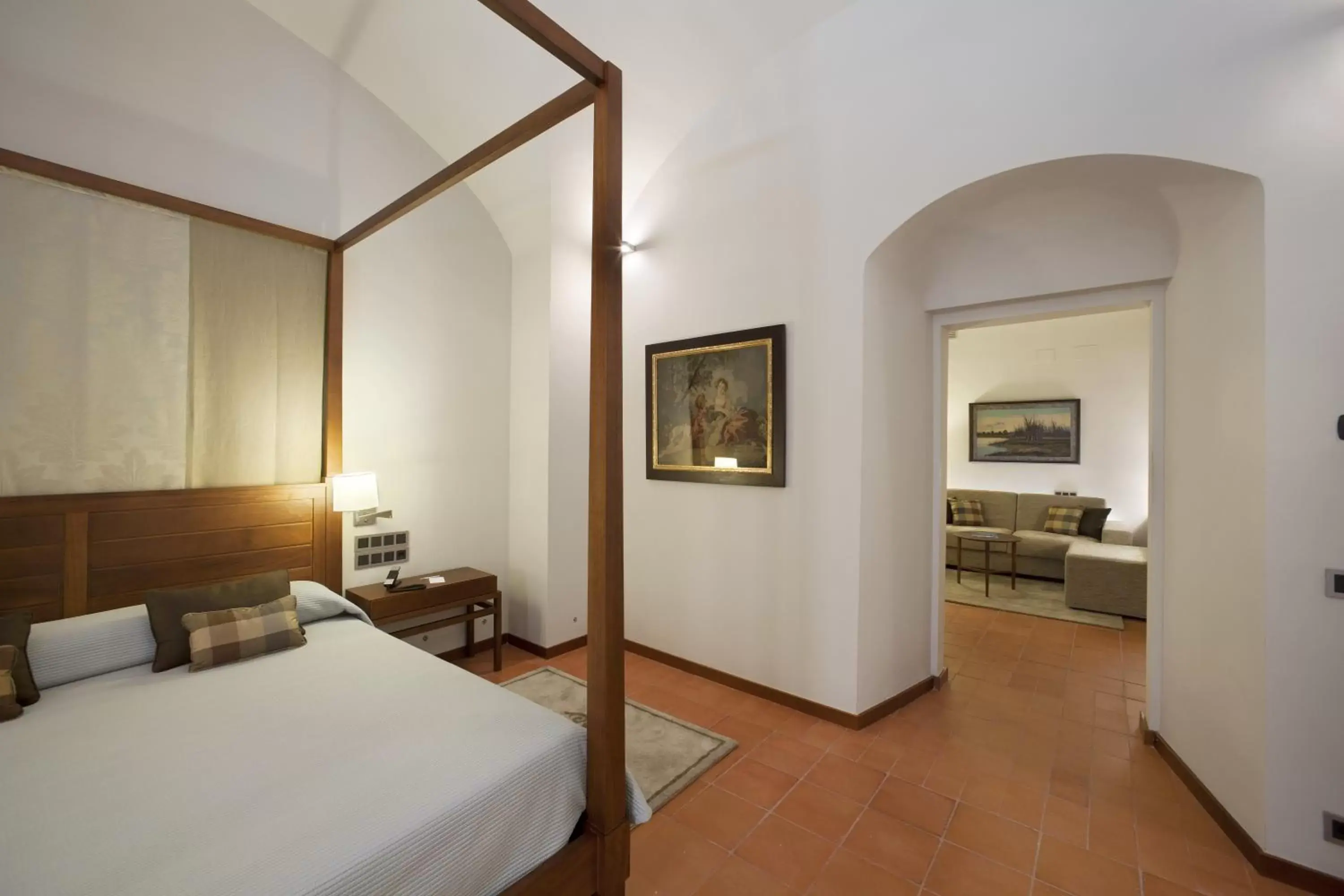 Bedroom, Bed in Parador de Caceres