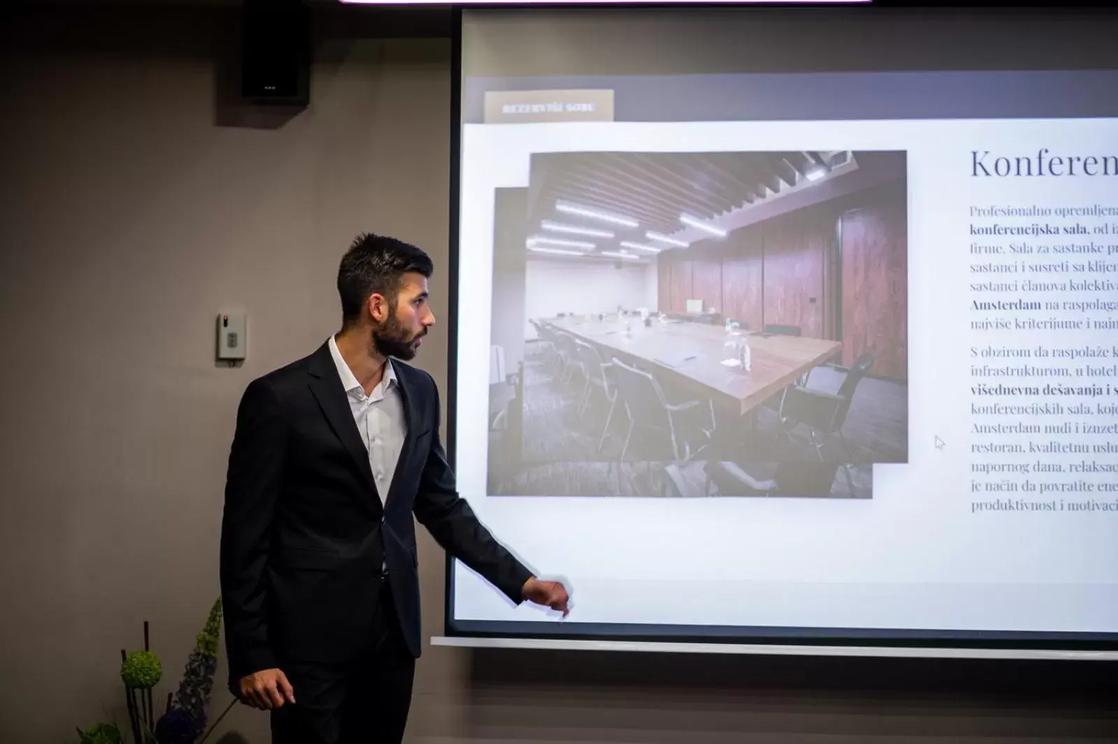 Meeting/conference room in Amsterdam Hotel