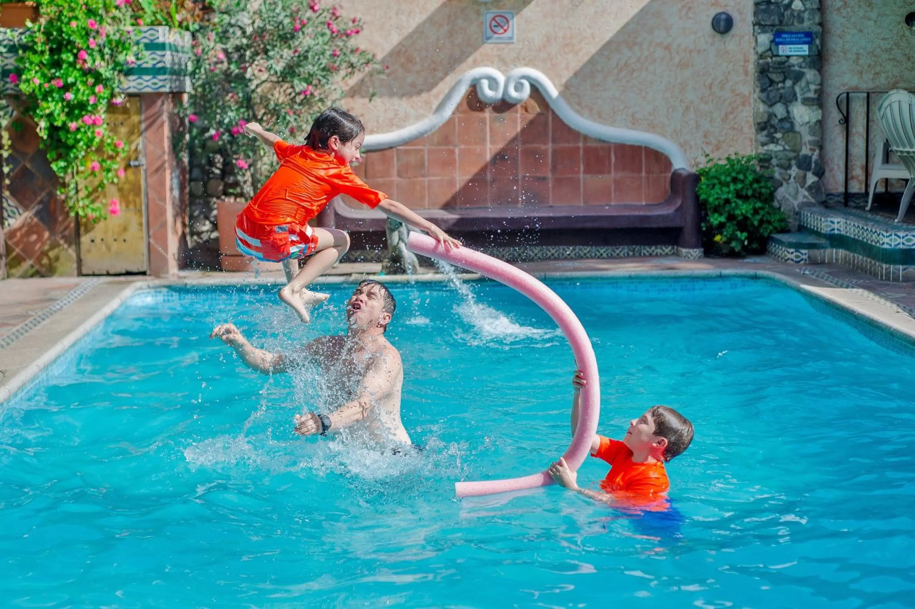 Swimming pool in Hotel Casa del Parque by AHS