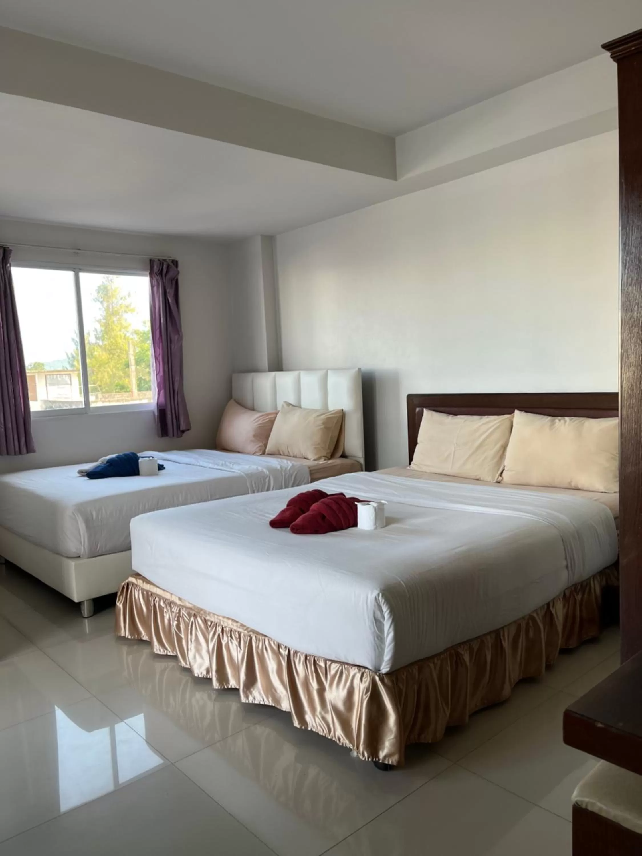 Bed in Baanpak Sam Anong