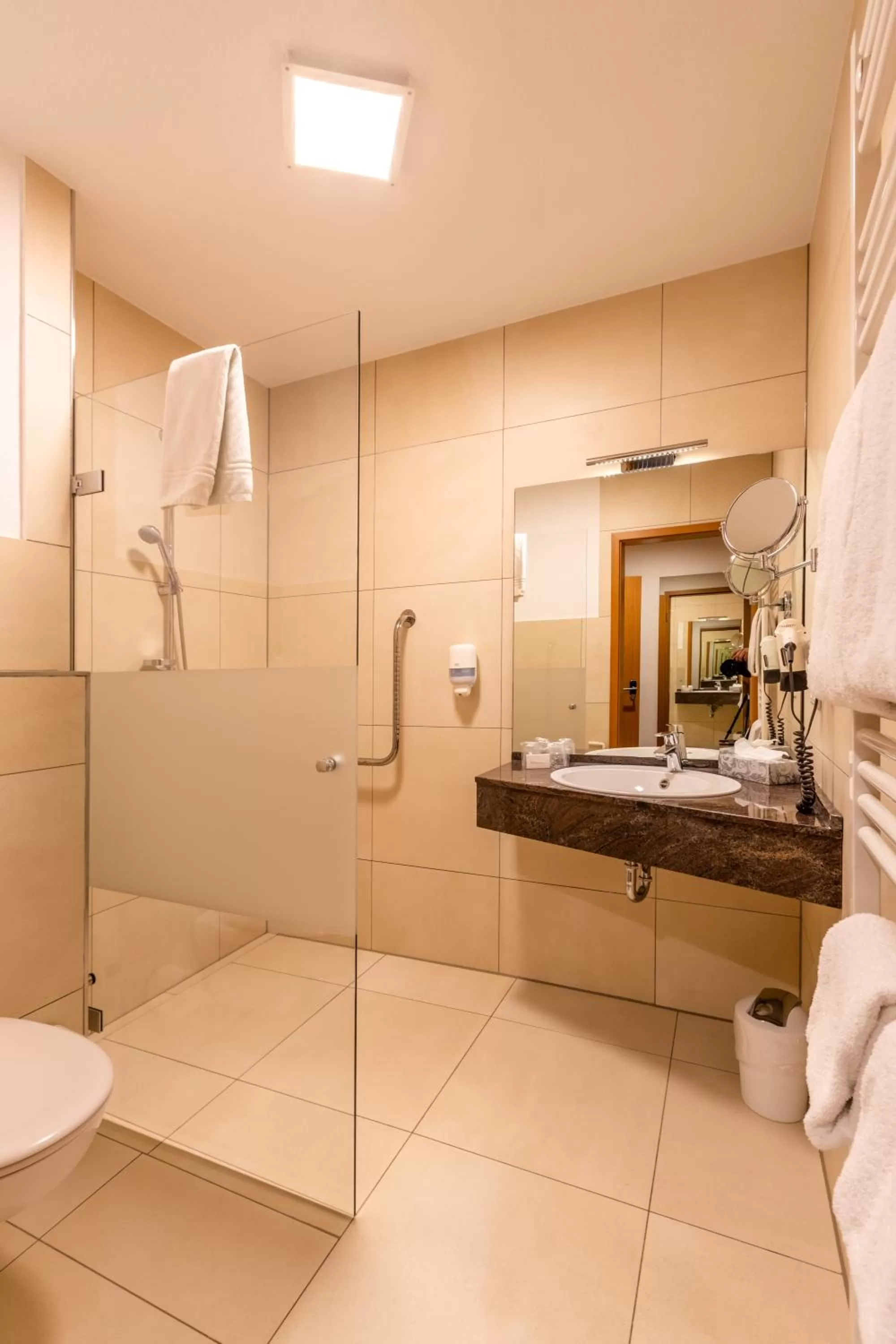 Bathroom in Burgdorfs Hotel & Restaurant