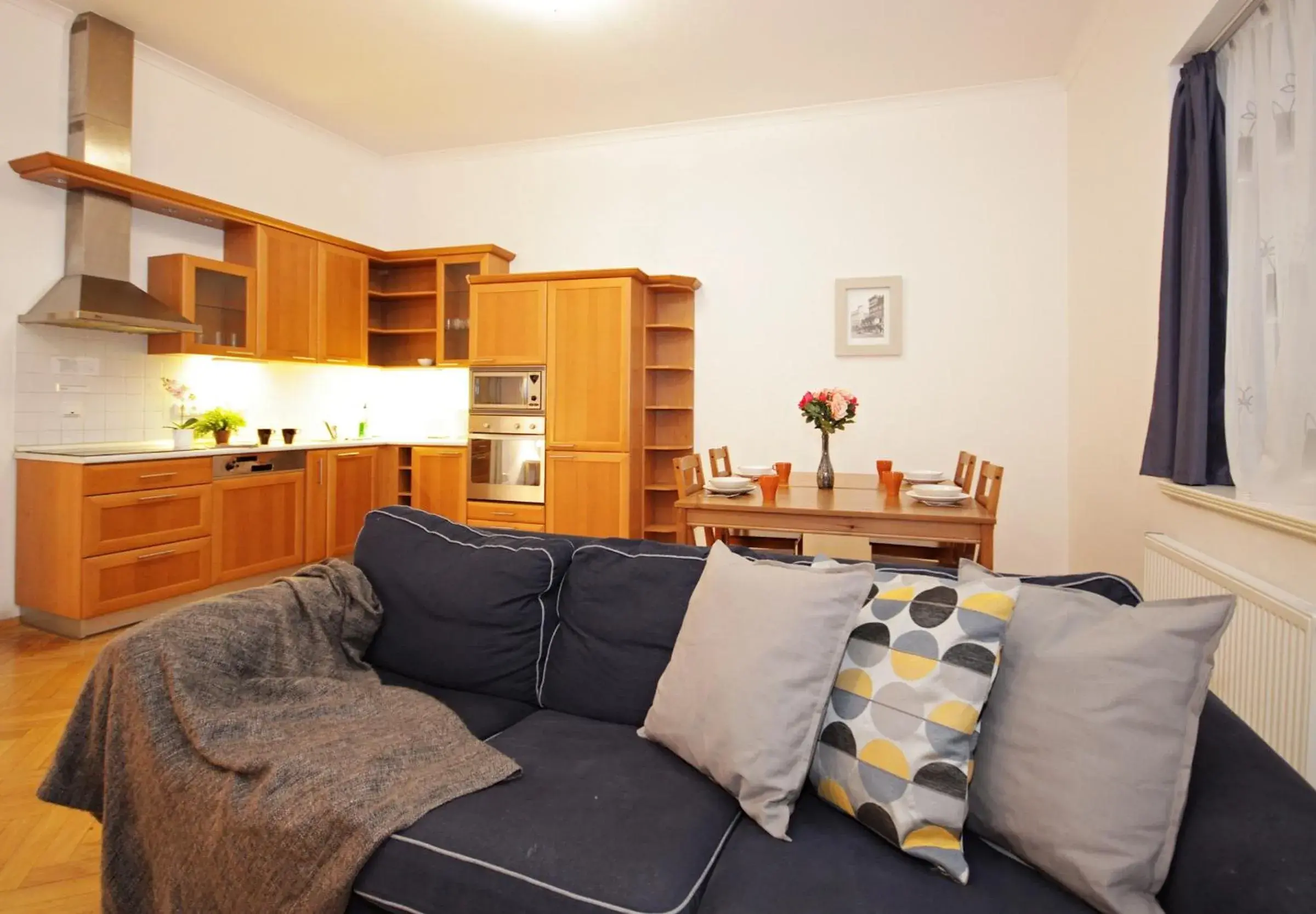 Living room, Seating Area in Prague Central Residence