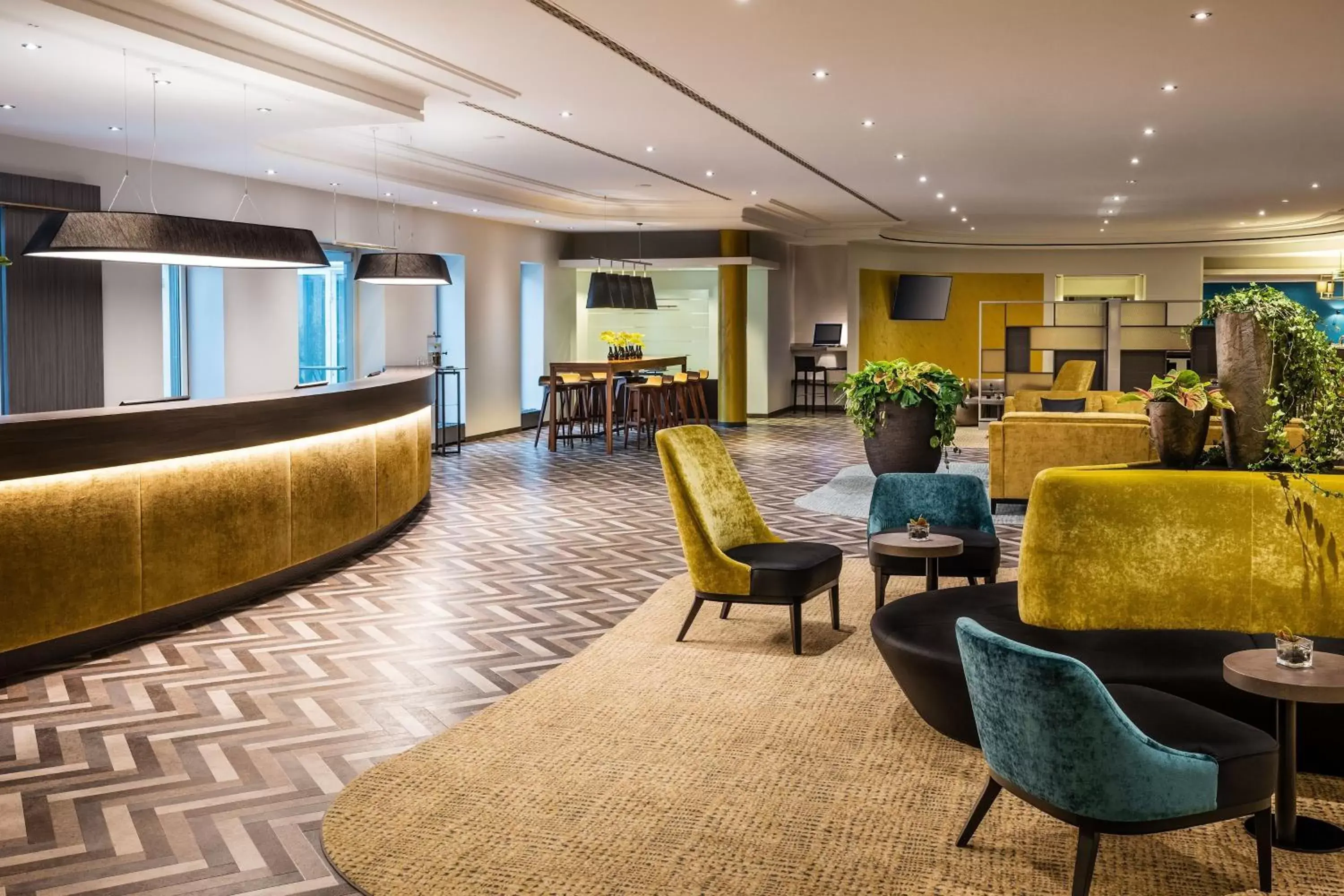 Lobby or reception, Lobby/Reception in Sheraton Duesseldorf Airport Hotel