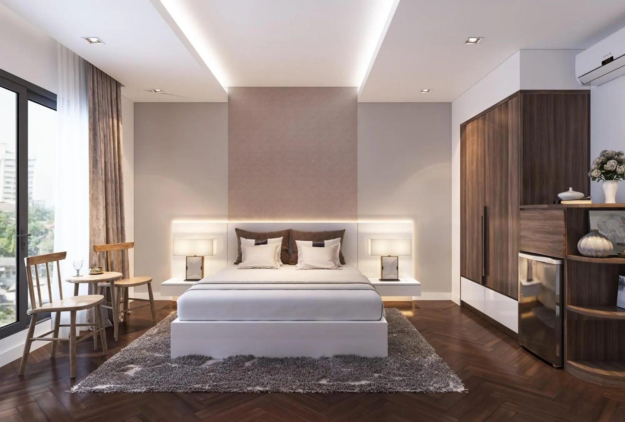 Photo of the whole room, Bed in Ha Noi Hotel near Tan Son Nhat International Airport