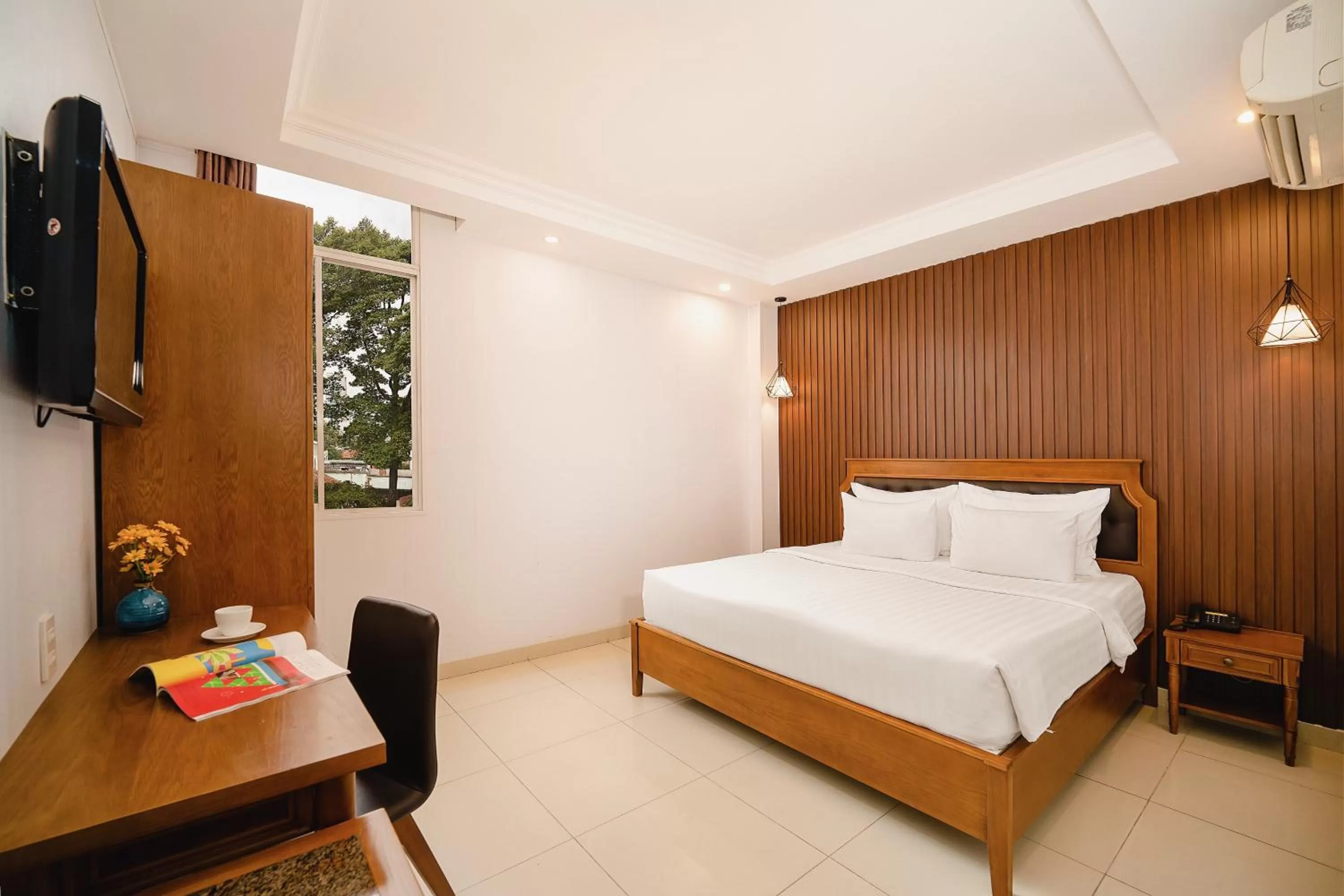 Bed in Tuong Vy Ben Thanh Hotel