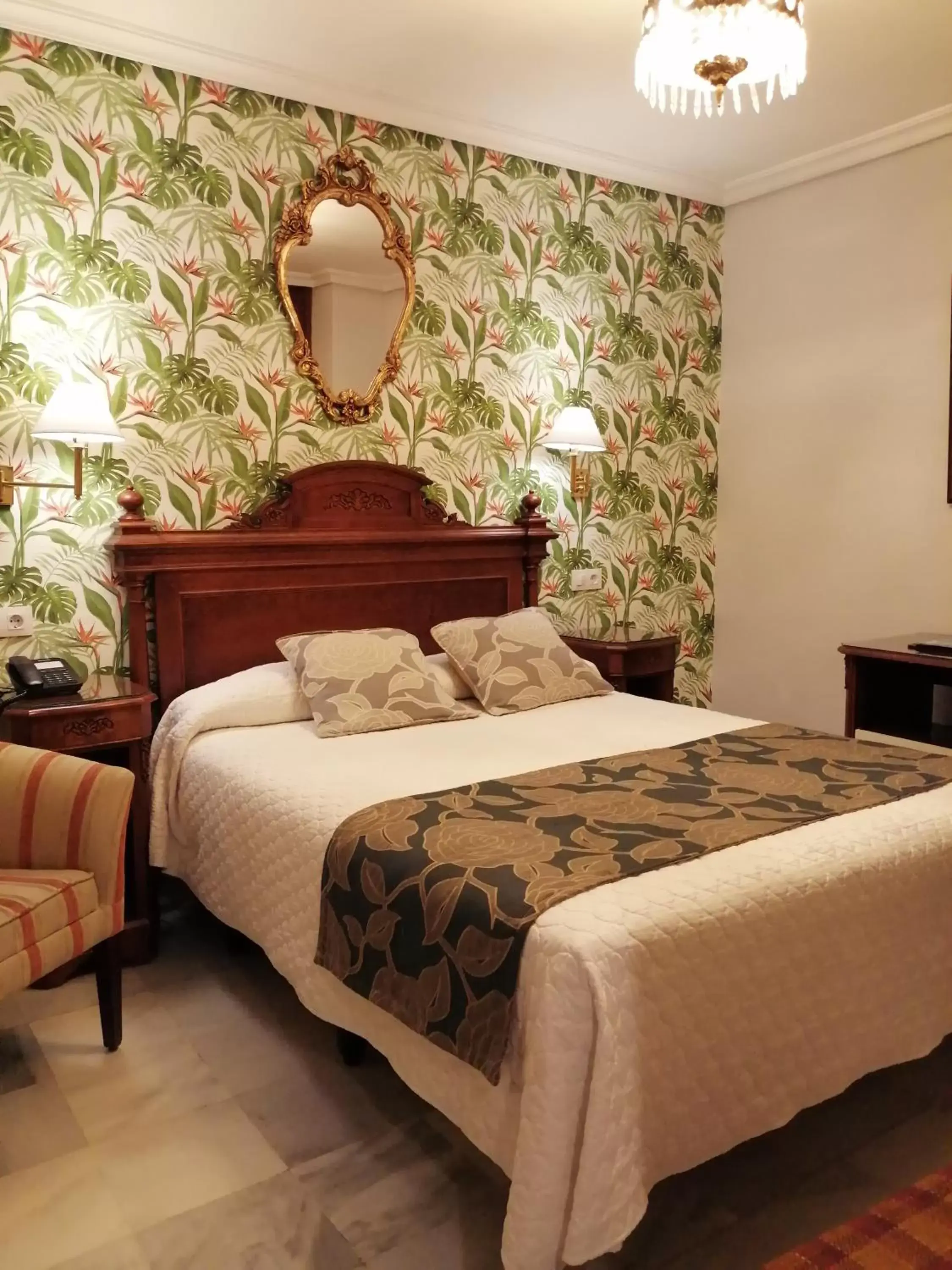 Bed in Hotel Europa Boutique Sevilla