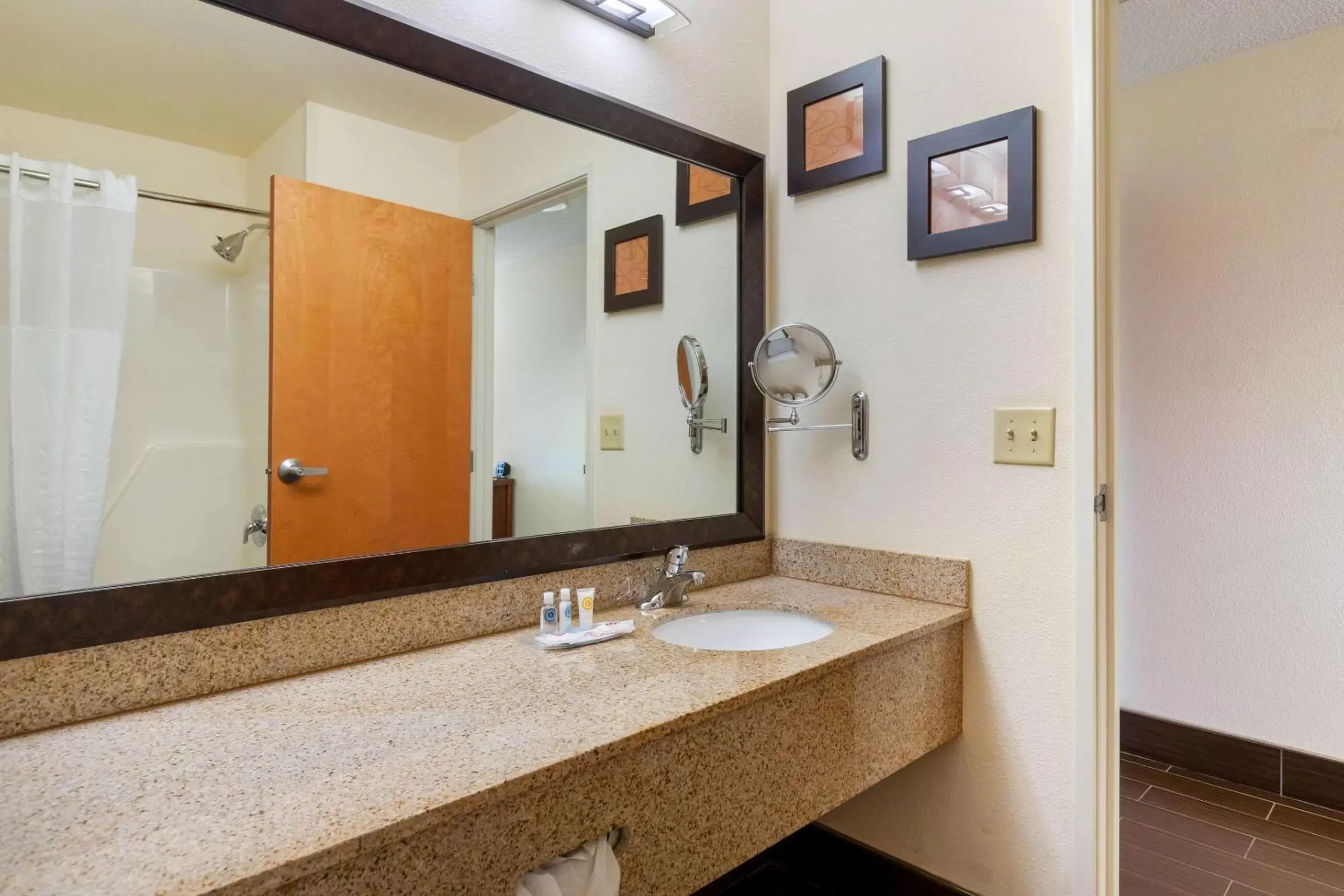 Photo of the whole room, Bathroom in Comfort Suites Stevensville – St. Joseph