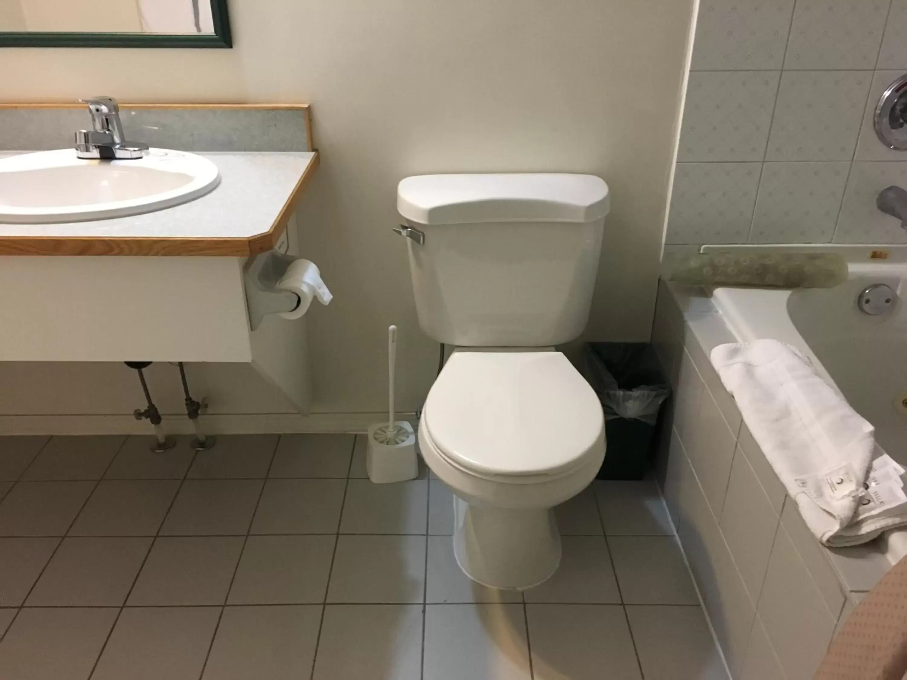 Bathroom in Rainbow Lake Castle Resort