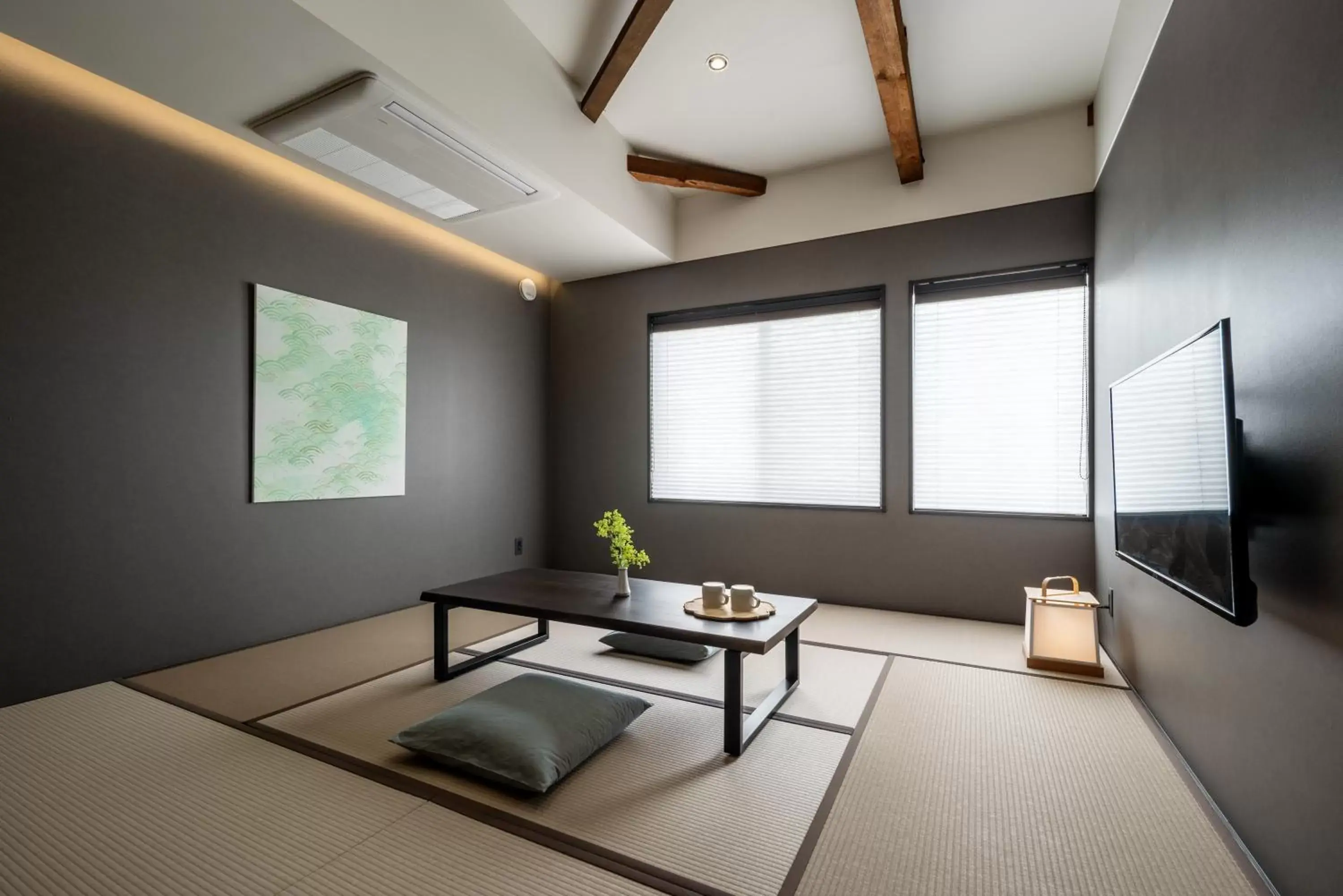 Photo of the whole room, Seating Area in THE MACHIYA HOTEL TAKAYAMA