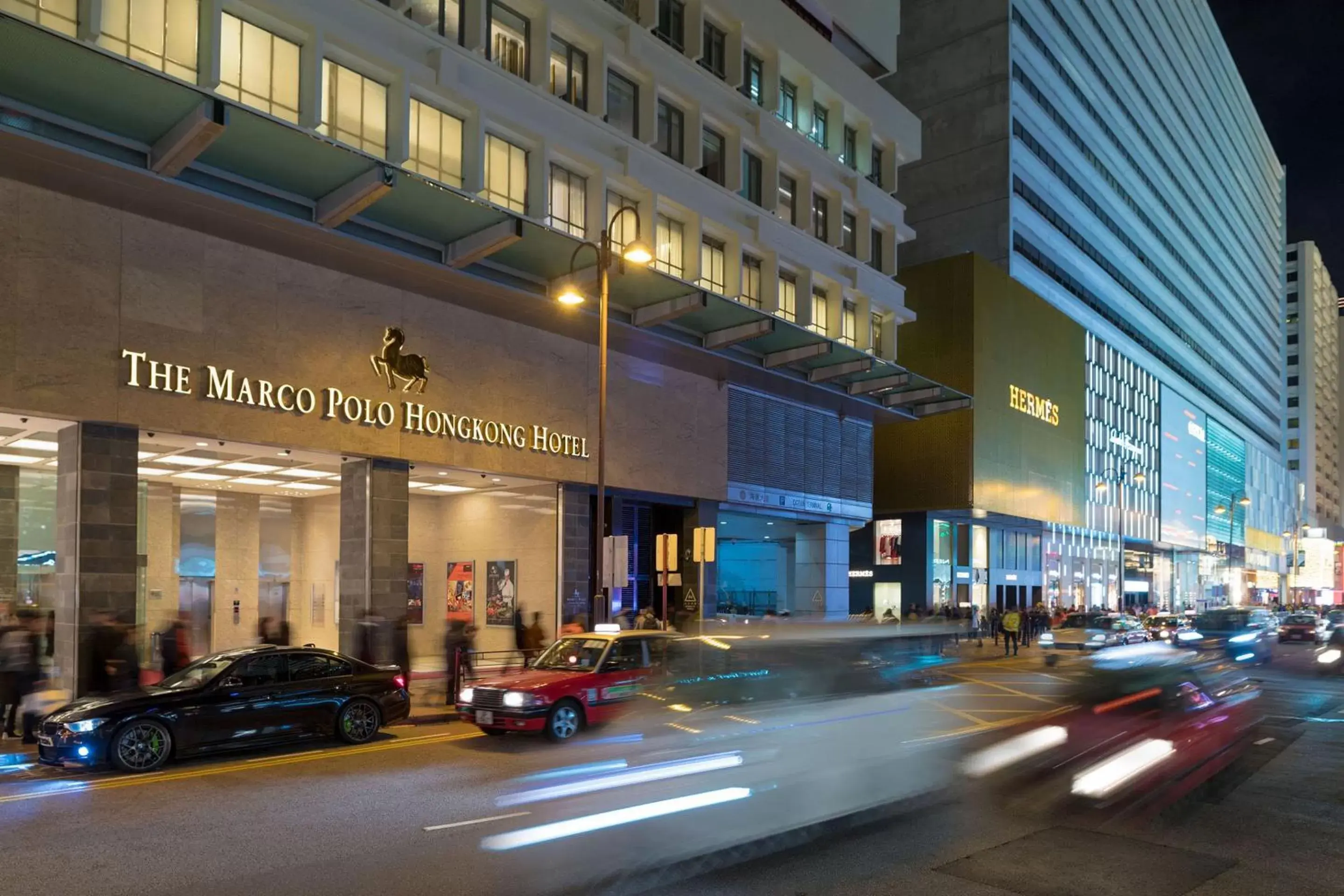 Property building in Marco Polo Hongkong Hotel