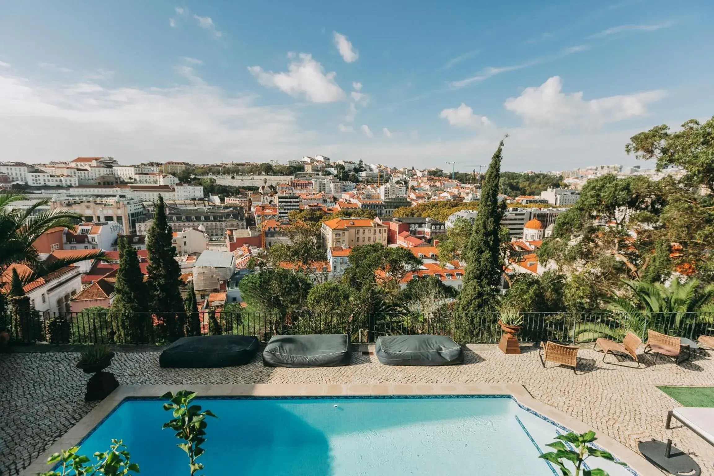 Swimming pool, Pool View in Torel Palace Lisbon