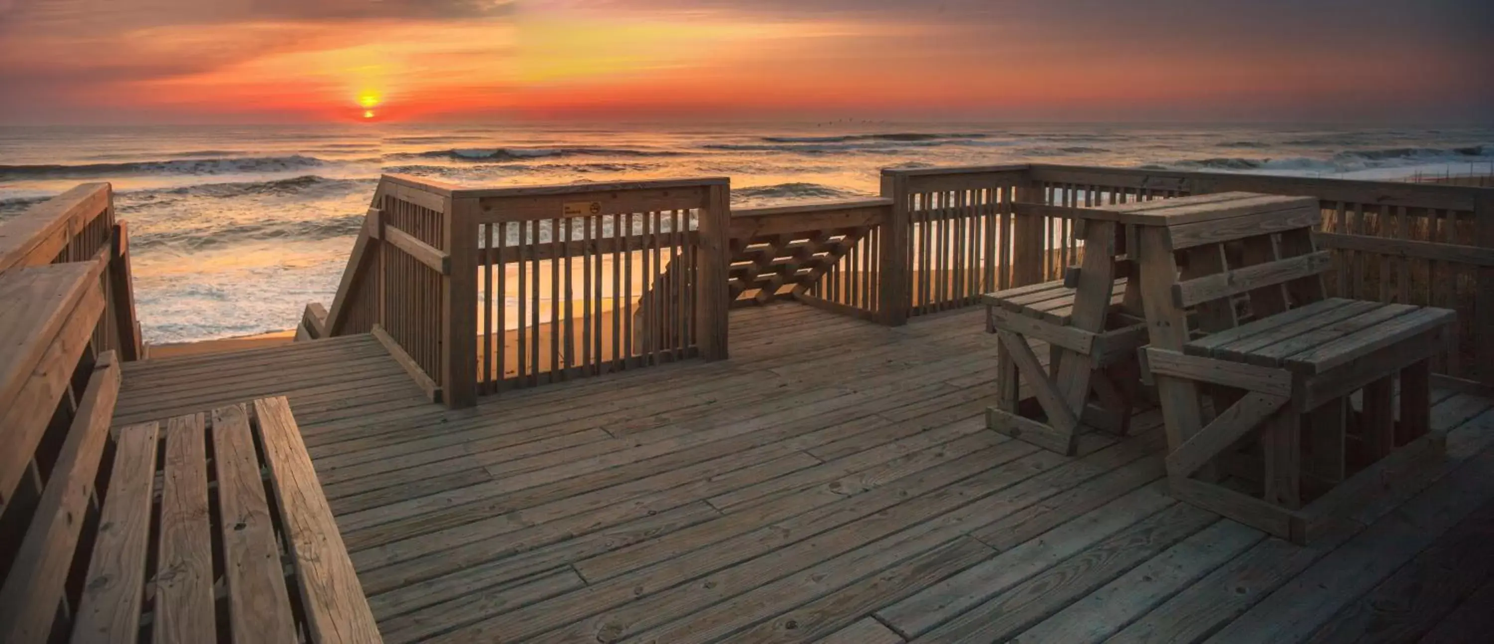 Beach, Sunrise/Sunset in Holiday Inn Express Nags Head Oceanfront, an IHG Hotel