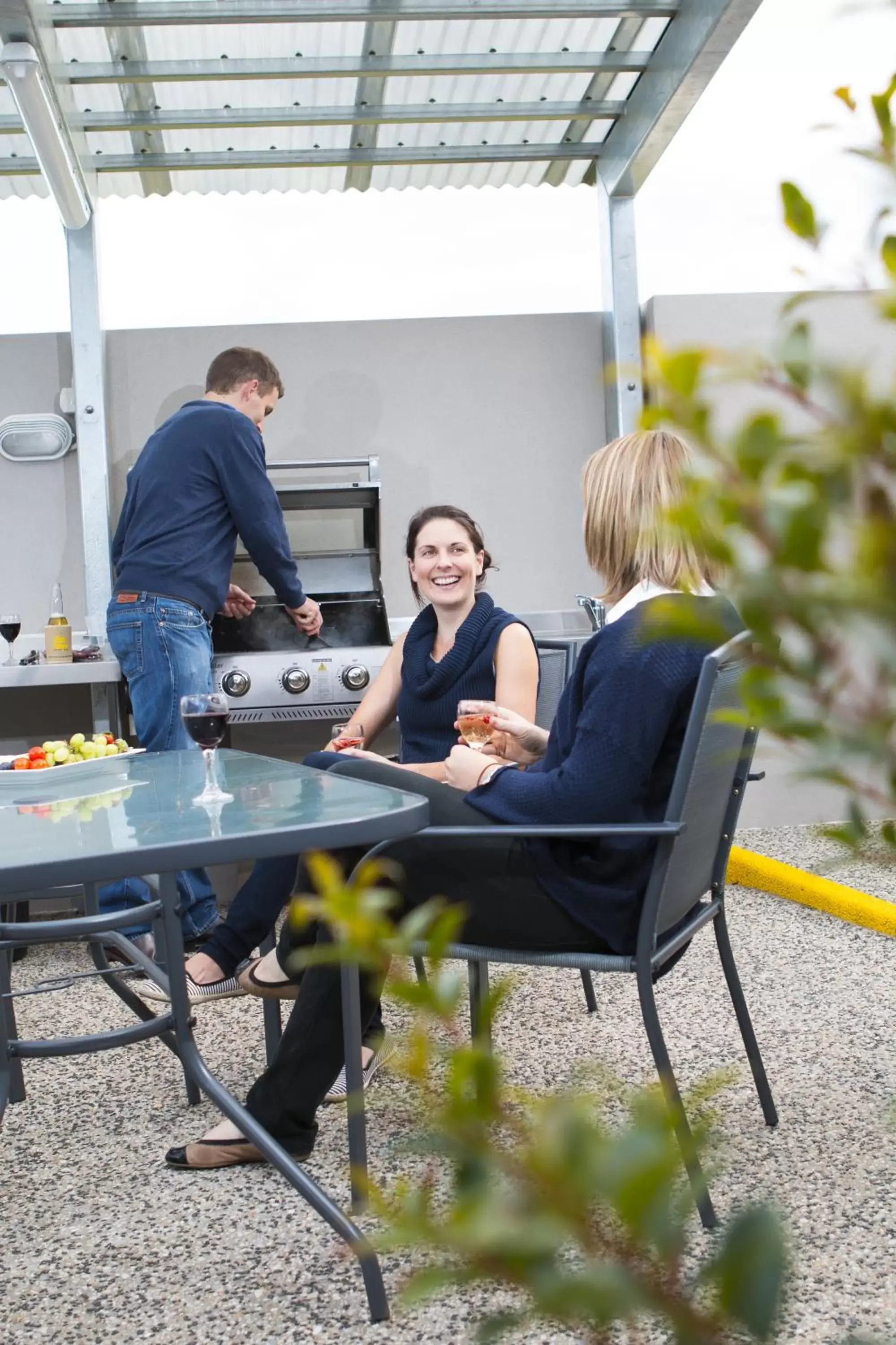 BBQ facilities, Guests in Altitude Motel Apartments