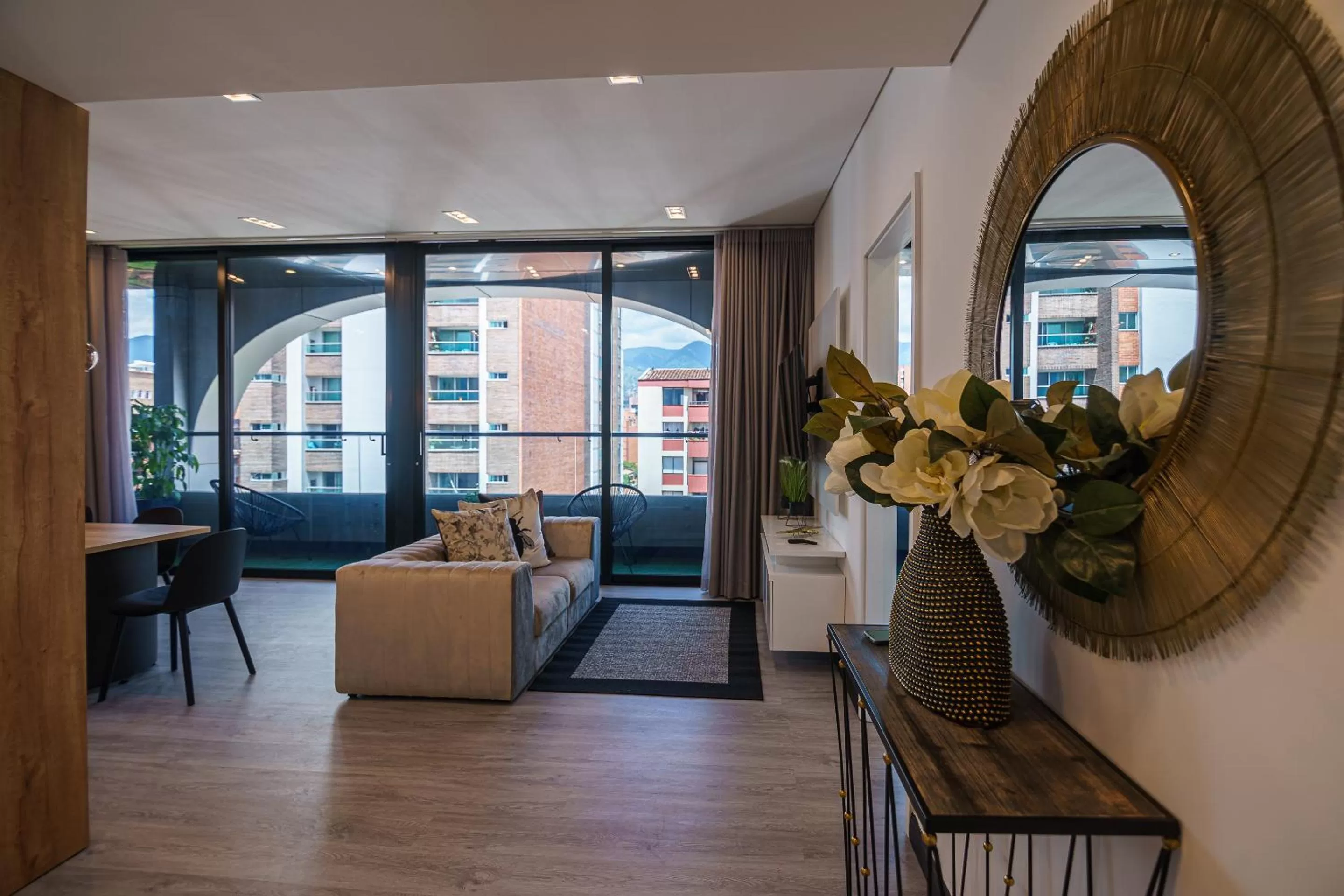 Living room in First Class Hotel