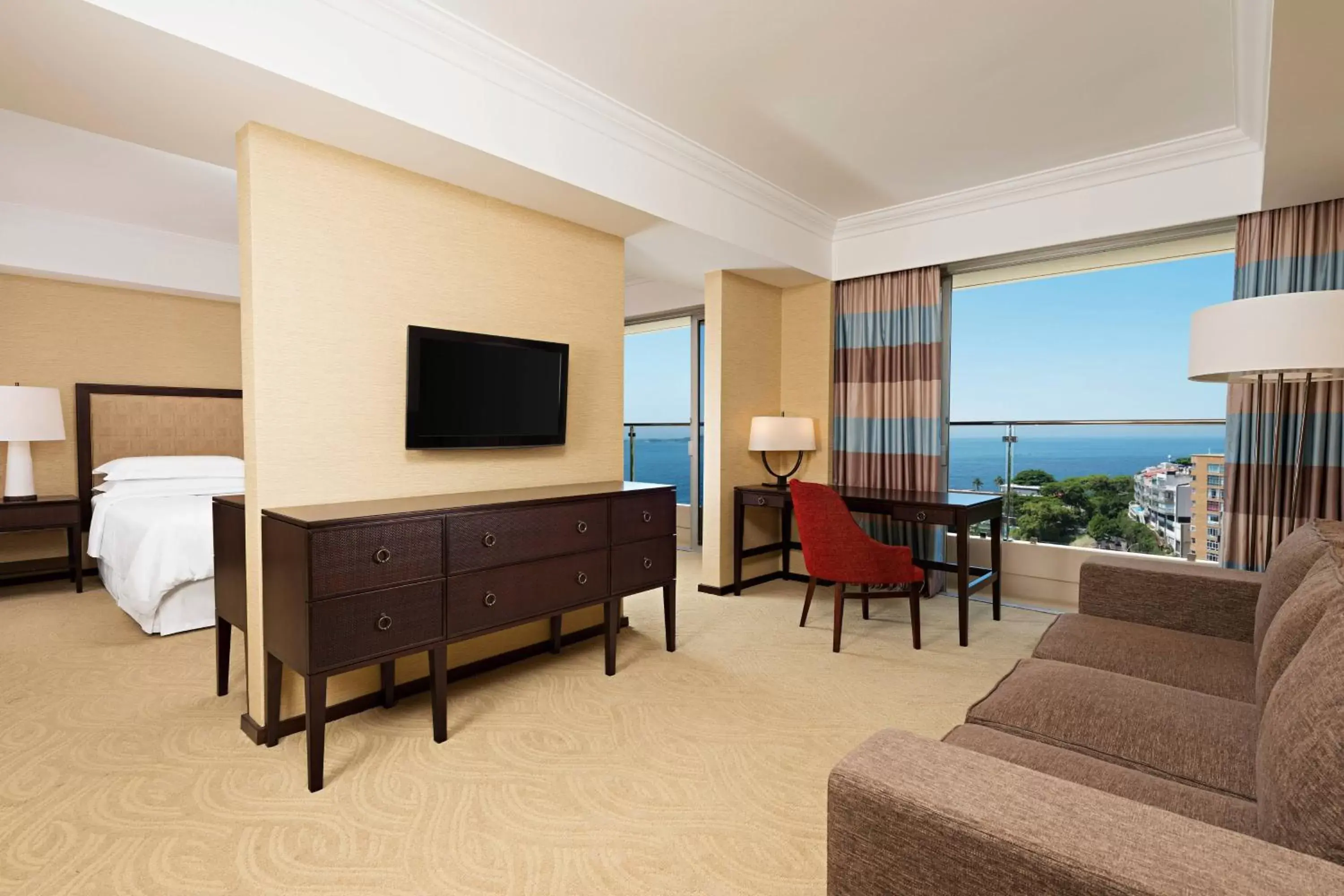 Family Room, Larger Guest room, 1 King, Sofa bed, Balcony in Sheraton Grand Rio Hotel & Resort Family Room, Larger Guest room, 1 King, Sofa bed, Balcony in Sheraton Grand Rio Hotel & Resort