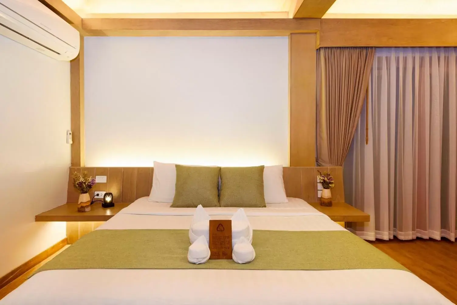 Bed in The Beach Natural Resort Koh Kood Bed in The Beach Natural Resort Koh Kood