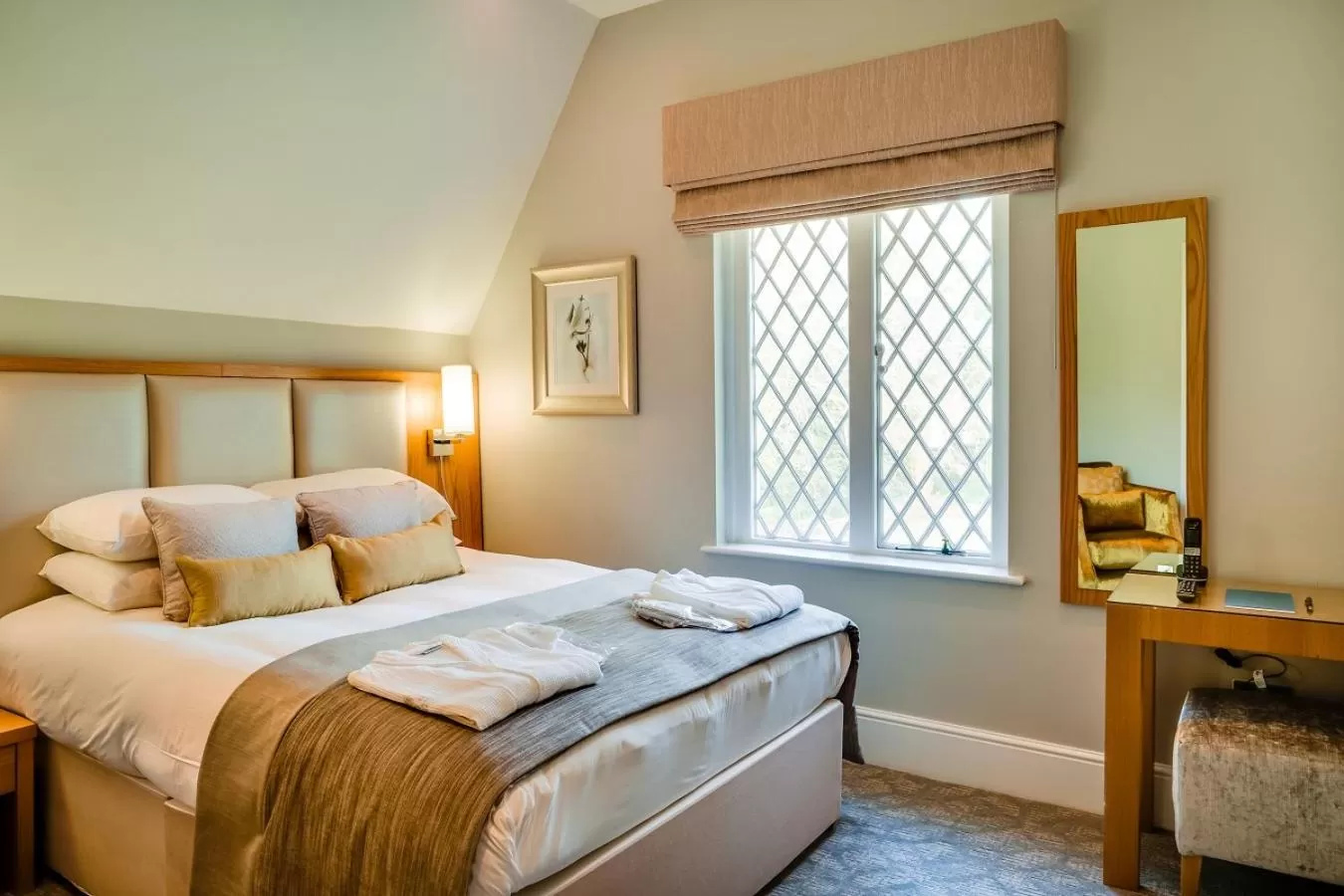 Bed in Oakley Hall Hotel