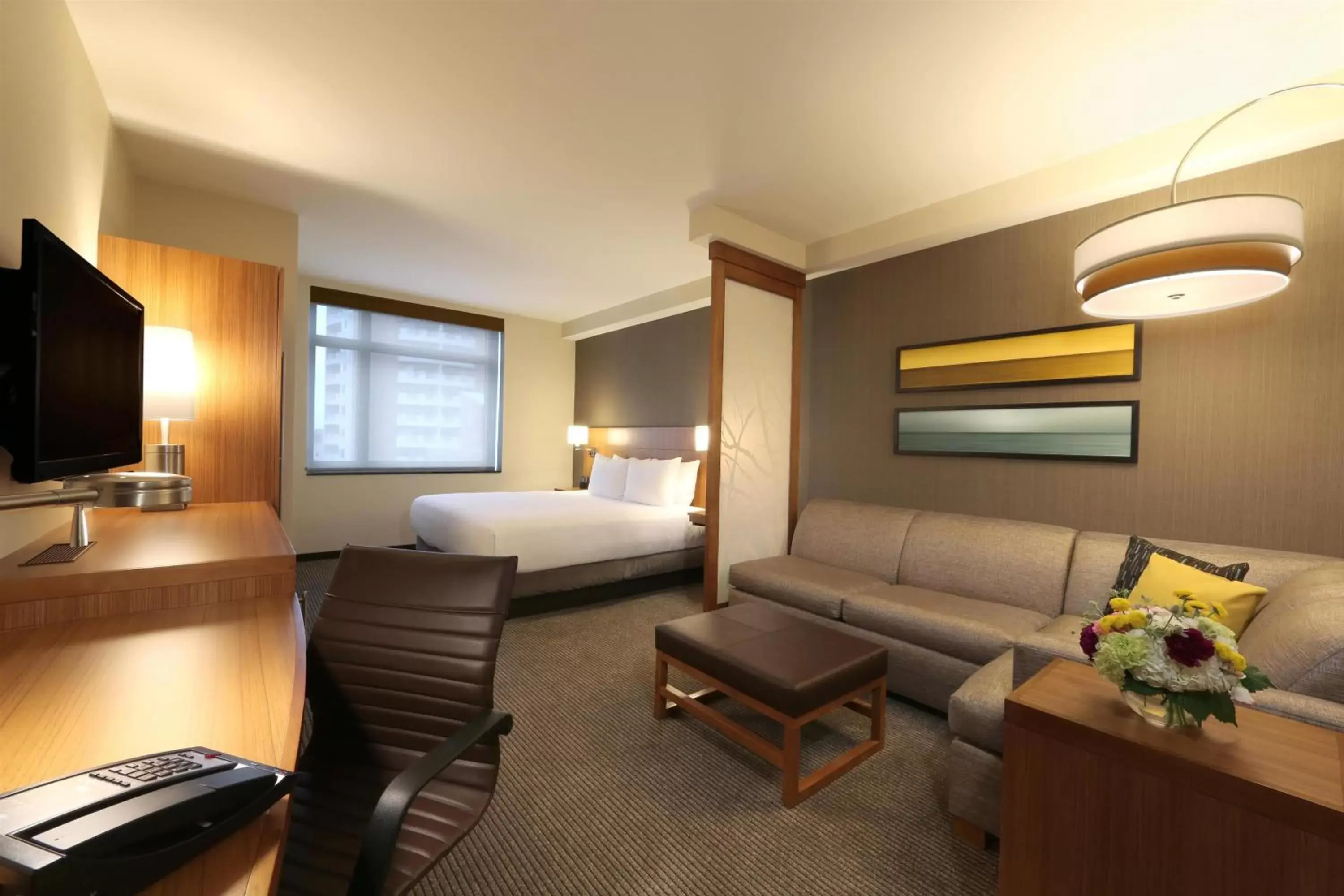 King Room with Sofa Bed and Roll-In Shower - Disability Access in Hyatt Place Flushing/LGA Airport King Room with Sofa Bed and Roll-In Shower - Disability Access in Hyatt Place Flushing/LGA Airport