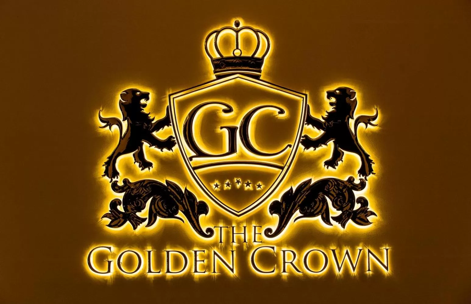 Property logo or sign in The Golden Crown Hotel