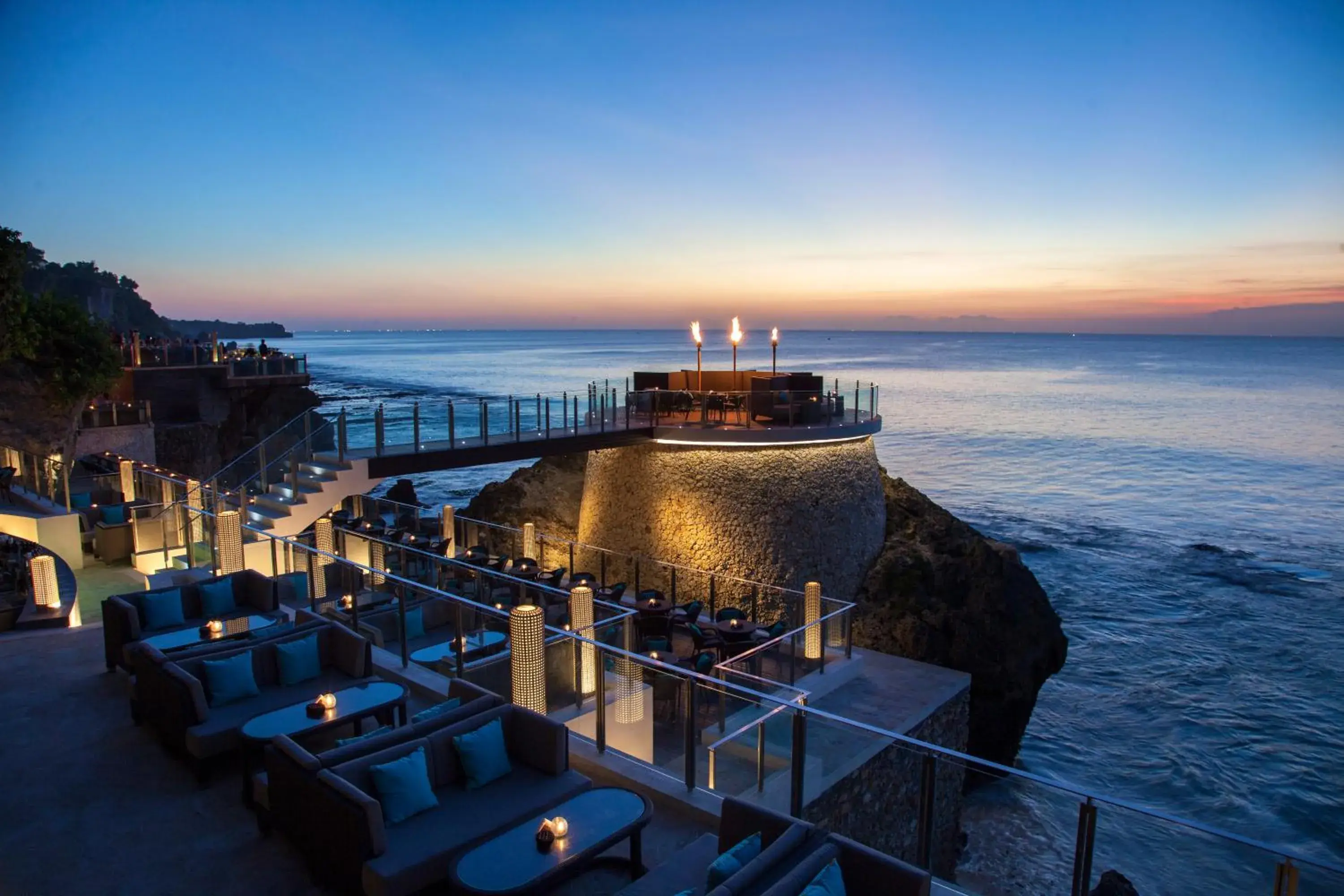 Lounge or bar, Sunrise/Sunset in AYANA Villas Bali