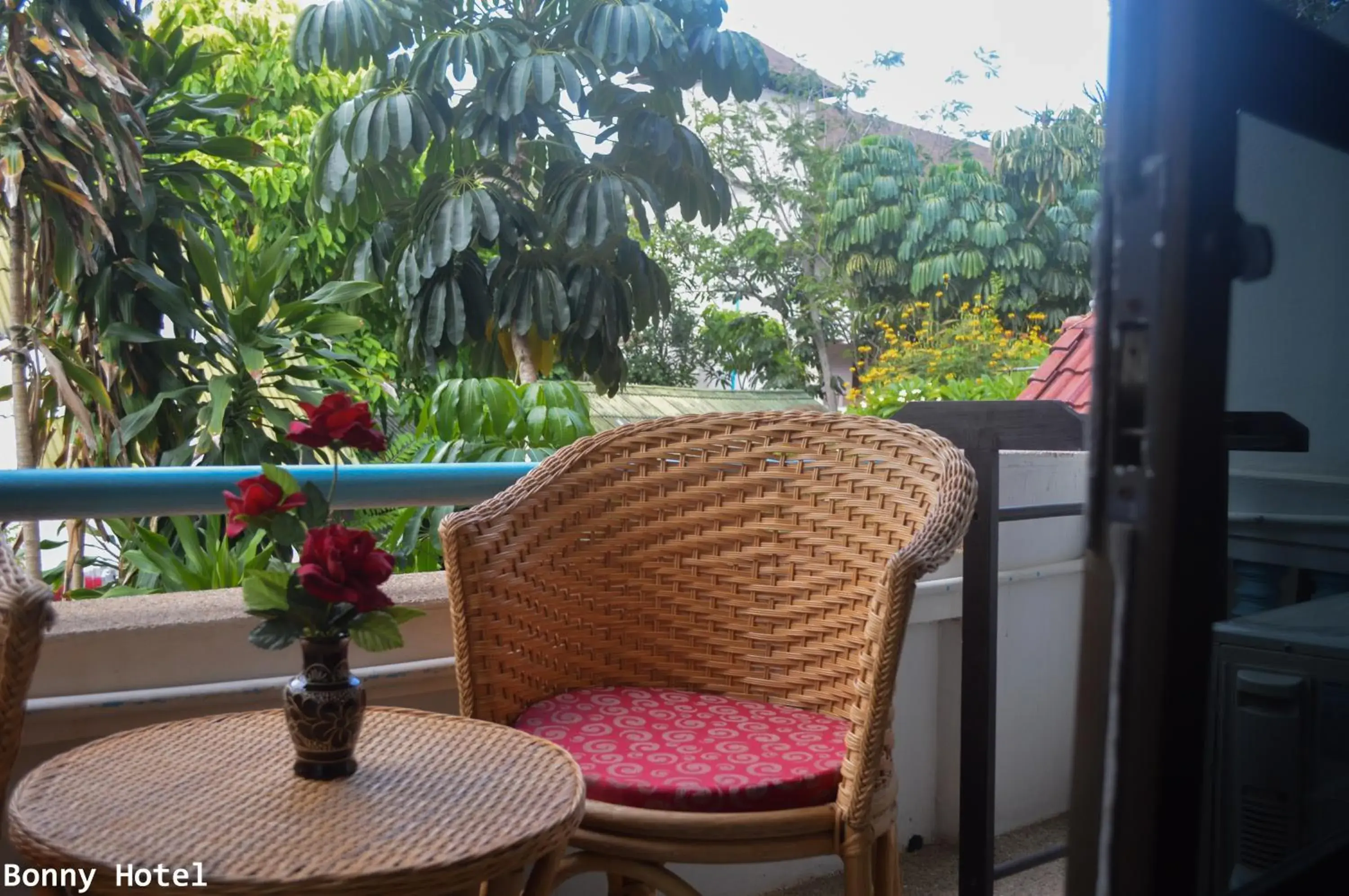 Balcony/Terrace in Bonny Hotel