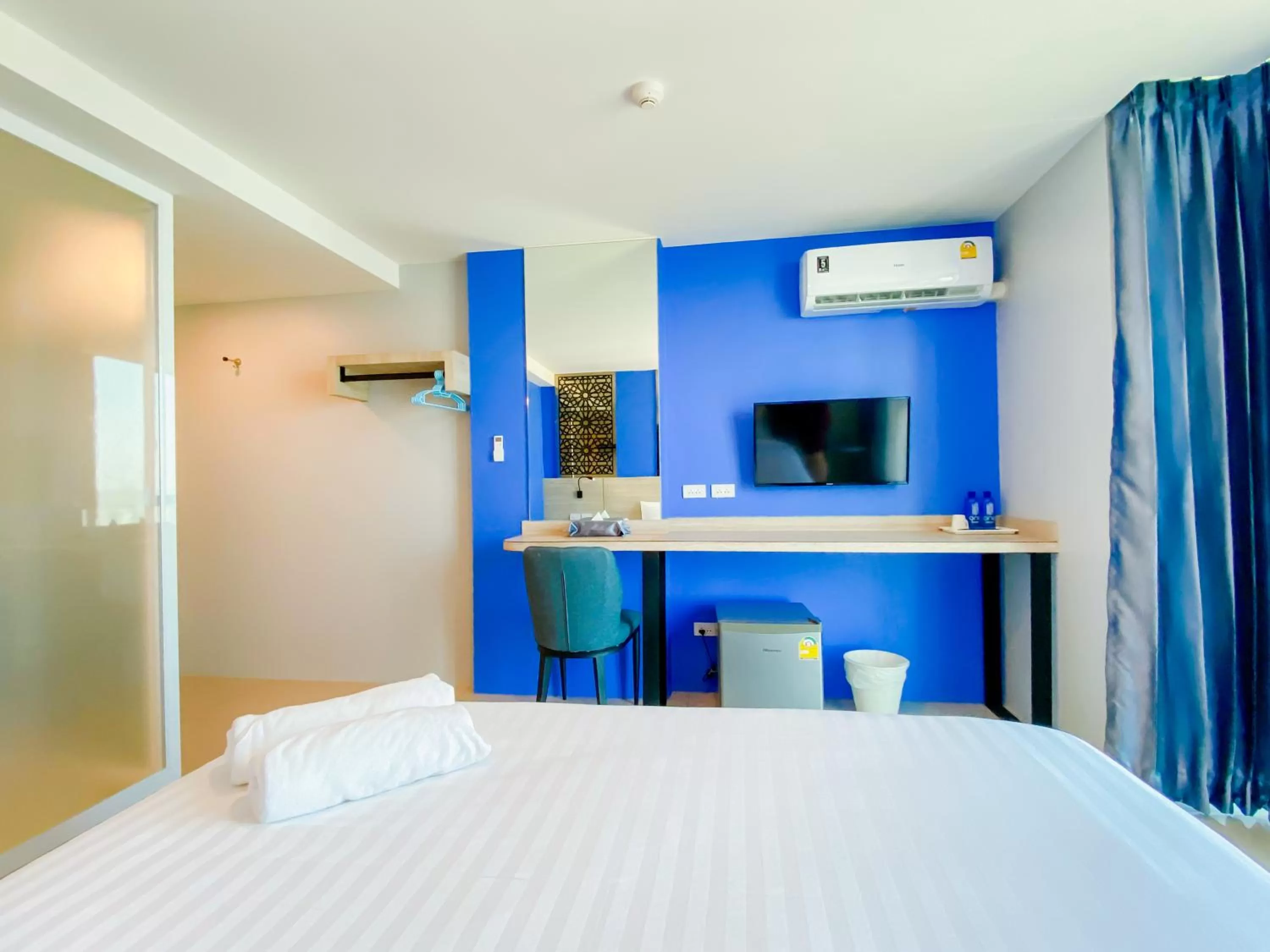 Bed in วัน บัดเจท เชียงราย สนามบิน One Budget Hotel Chiangrai Airport