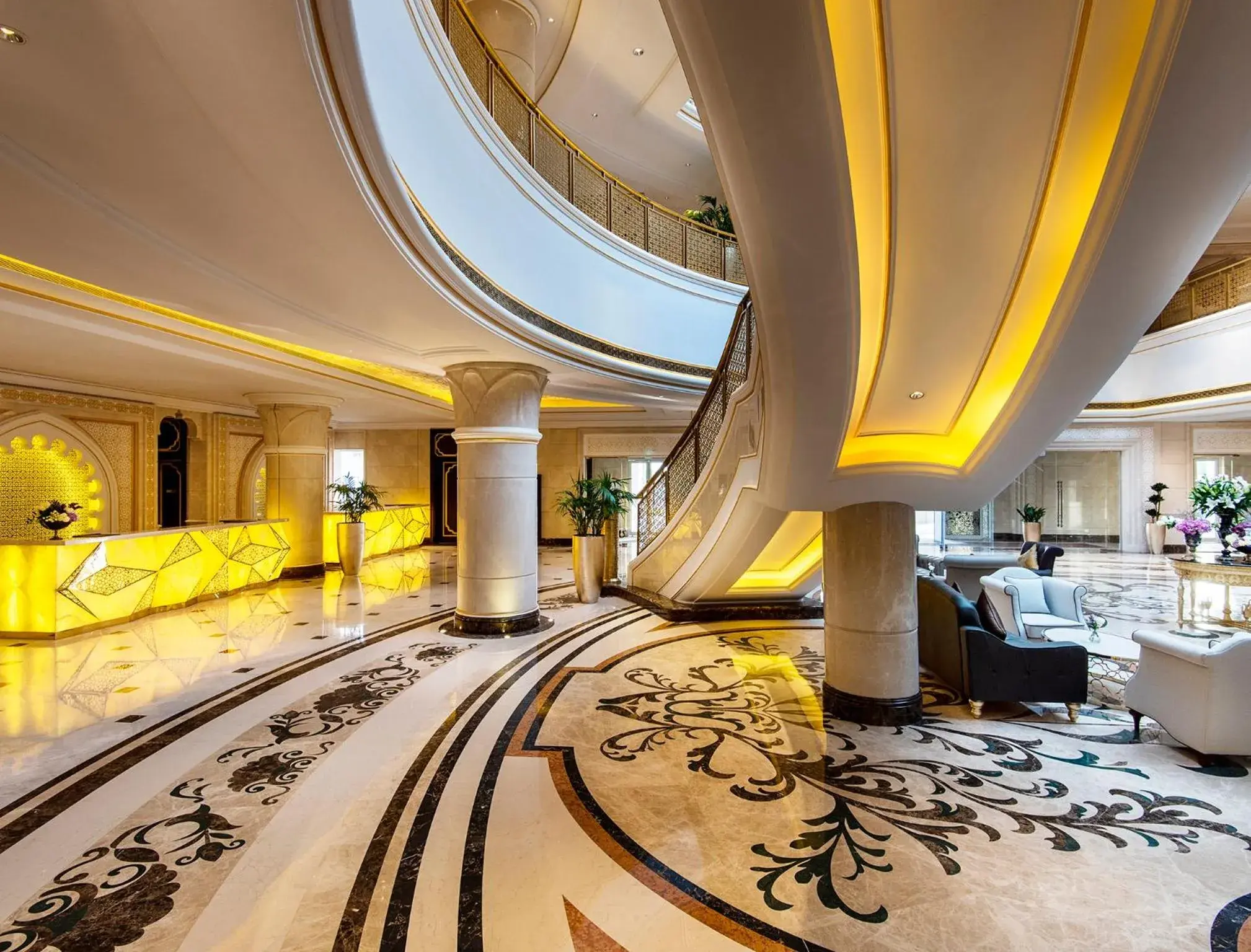 Lobby or reception in Ezdan Palace Hotel Lobby or reception in Ezdan Palace Hotel