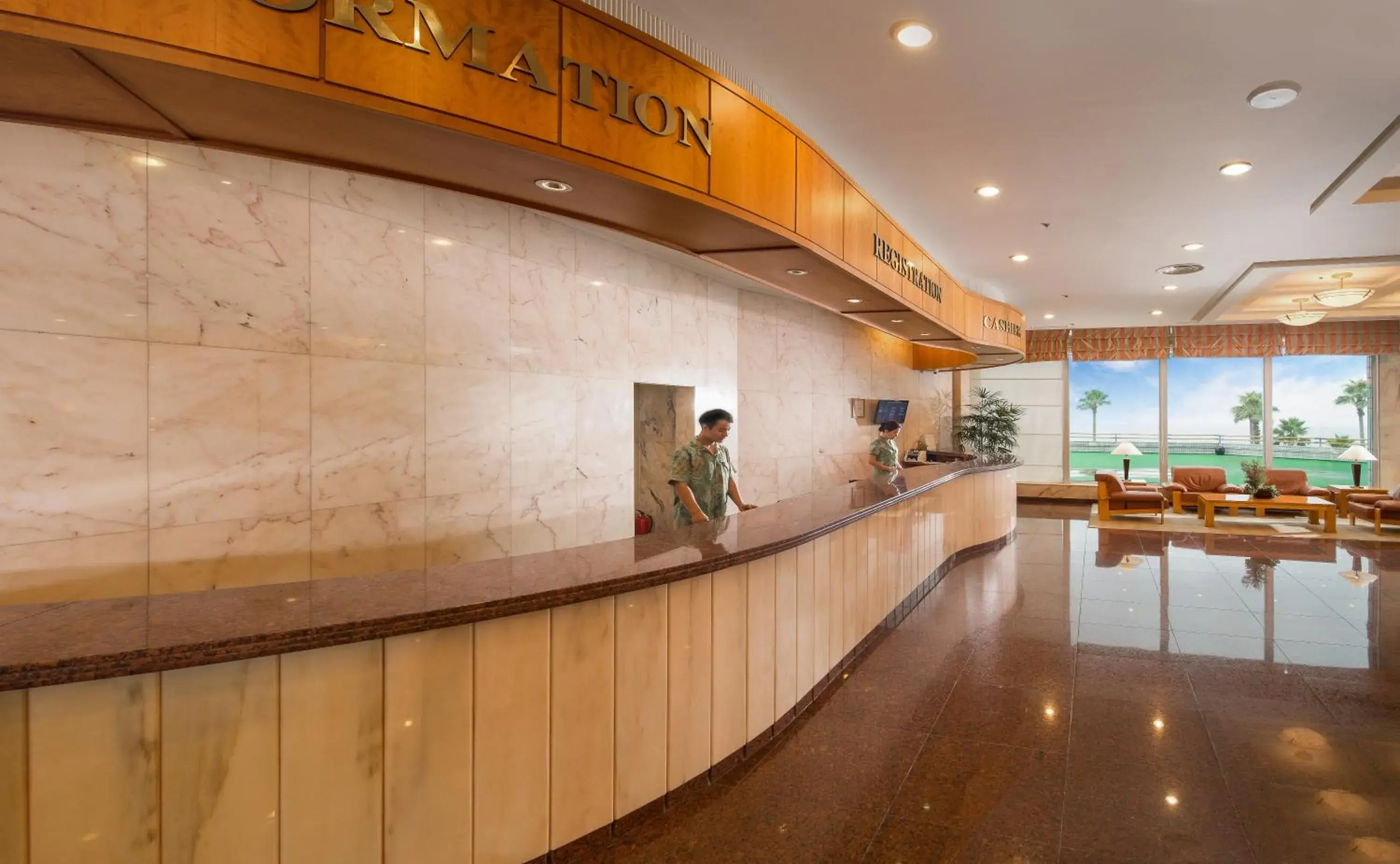 Lobby or reception in Seogwipo KAL Hotel Lobby or reception in Seogwipo KAL Hotel