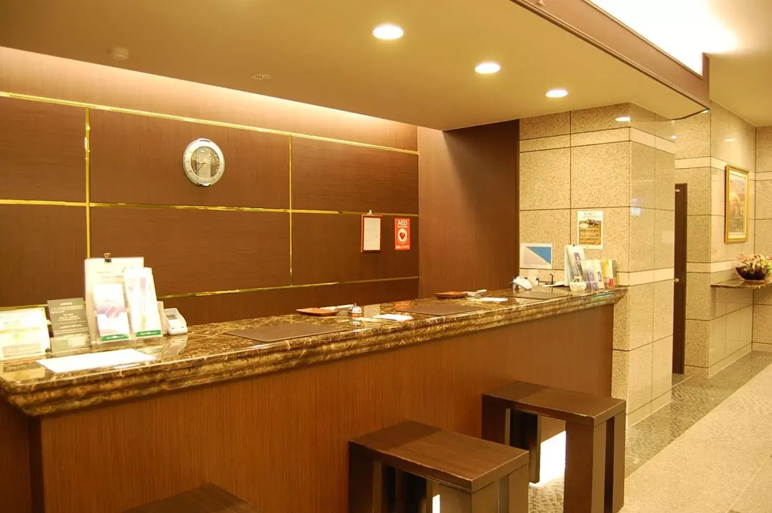 Lobby or reception in Hotel Route-Inn Nagahama Inter