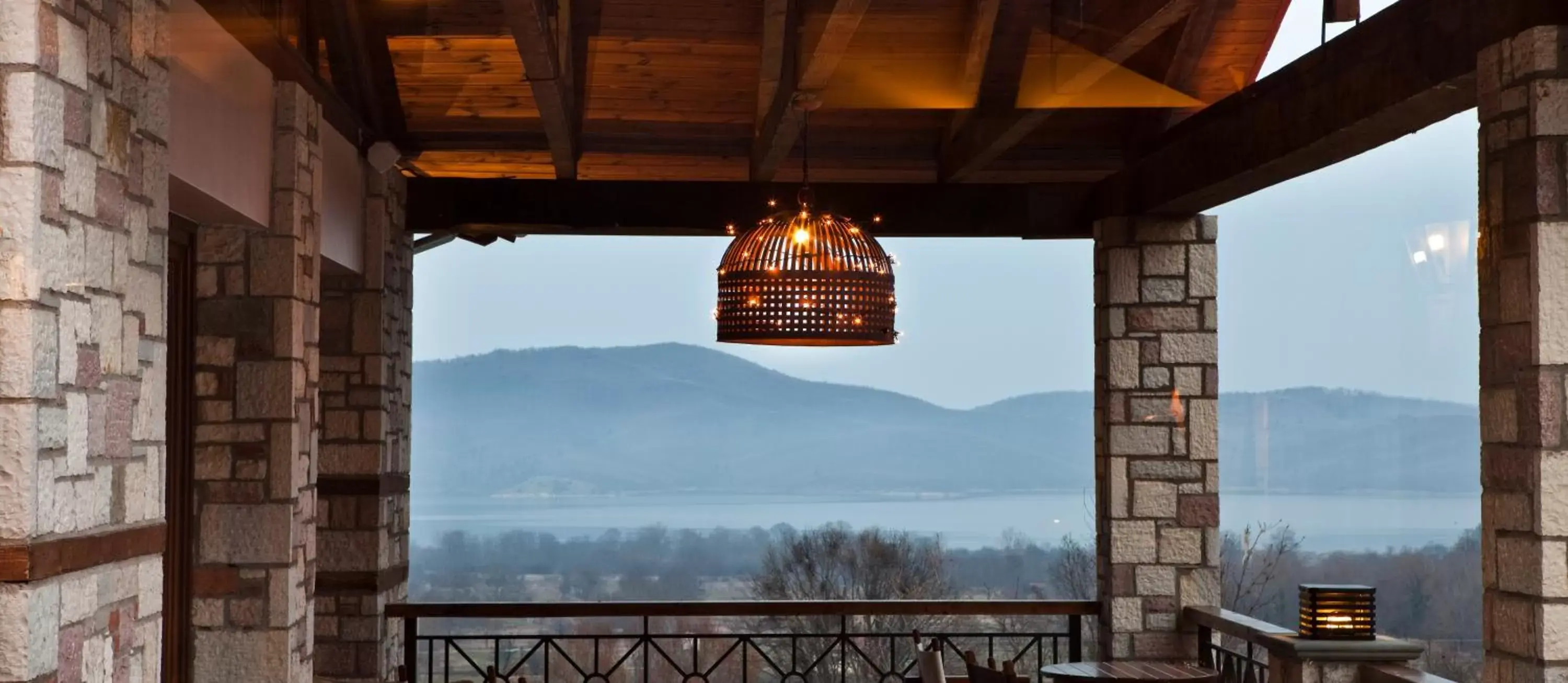 Decorative detail, Mountain View in Kazarma Hotel