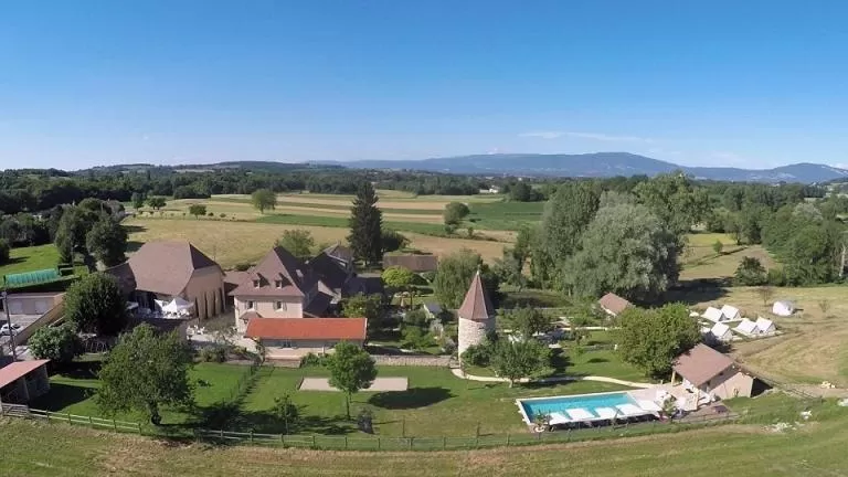 Bird's eye view in Domaine de Suzel
