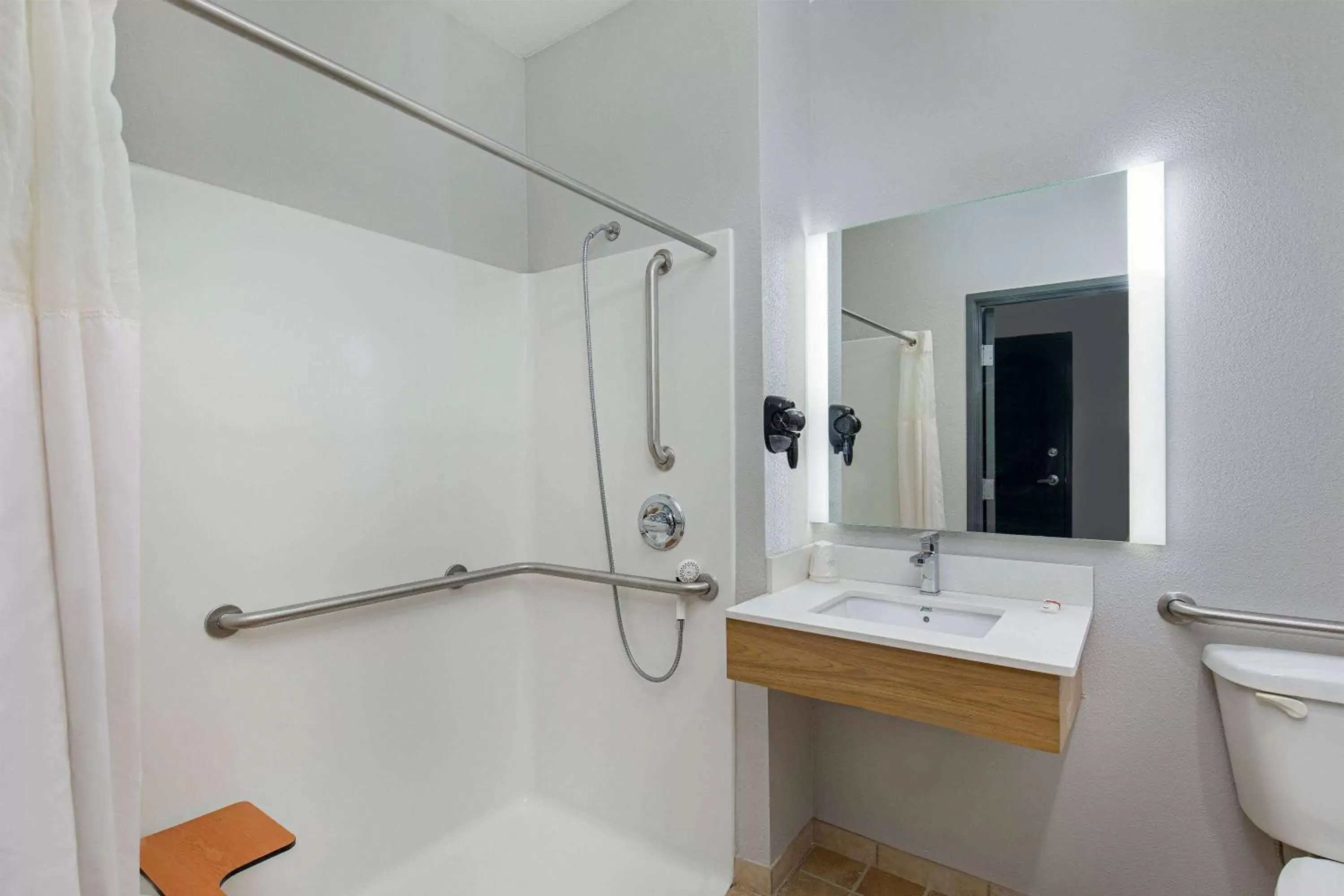 Shower, Bathroom in Microtel Inn & Suites by Wyndham Manchester - Newly Renovated