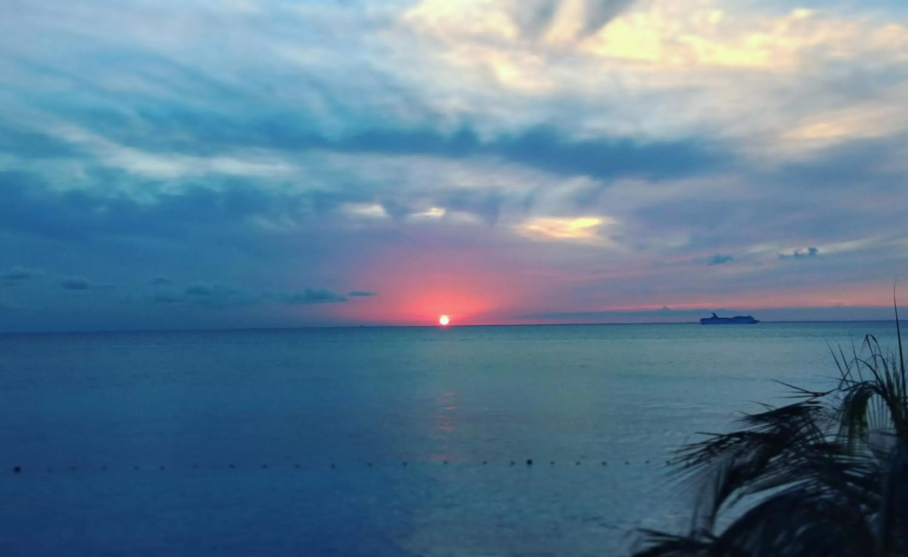 Sunset in Coral Princess Hotel & Dive Resort