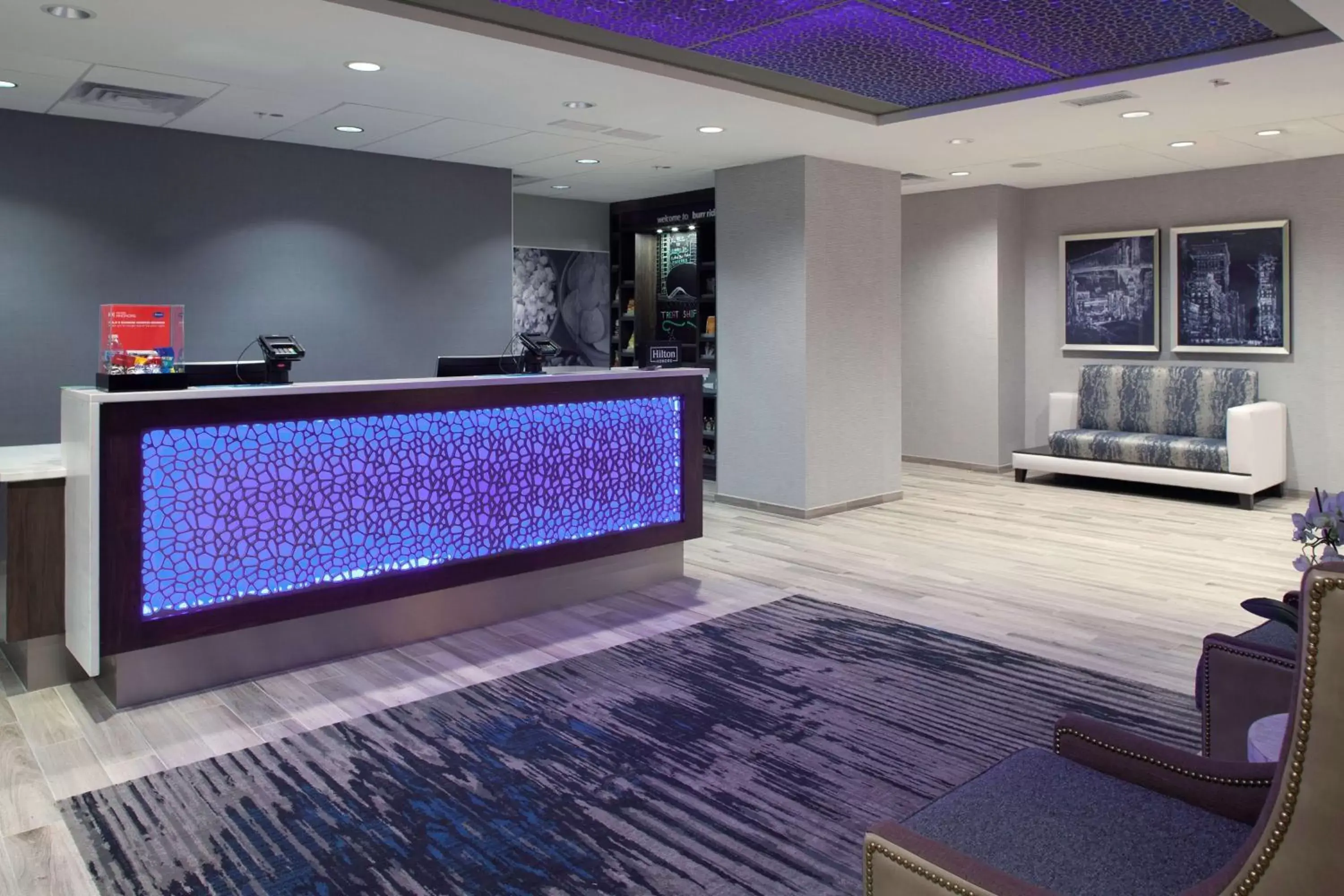 Lobby or reception, Lobby/Reception in Hampton Inn & Suites Chicago-Burr Ridge