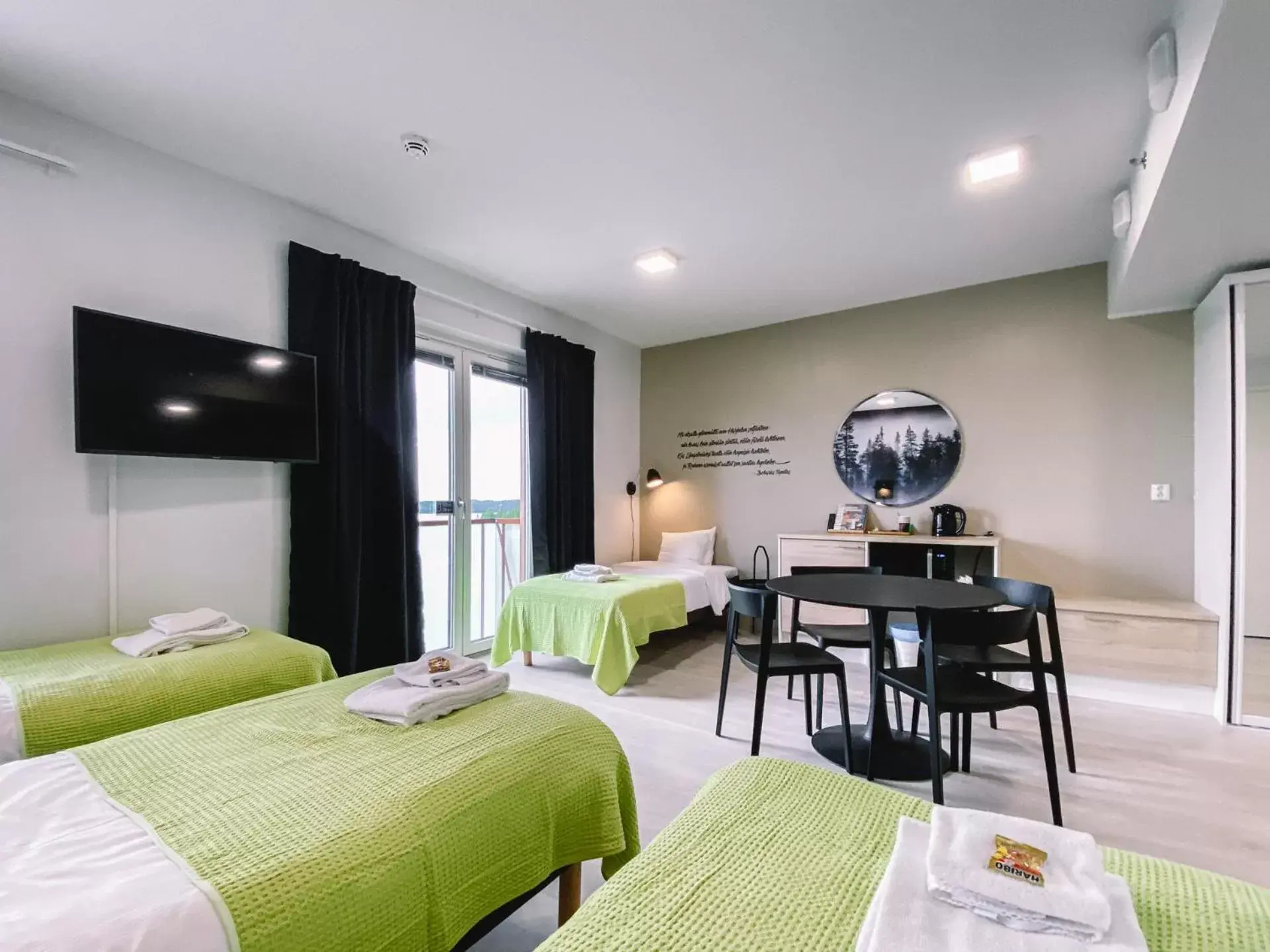 Family Room in Hotelli Kuohu Kangasala - Hotel and Apartments by UHANDA Family Room in Hotelli Kuohu Kangasala - Hotel and Apartments by UHANDA