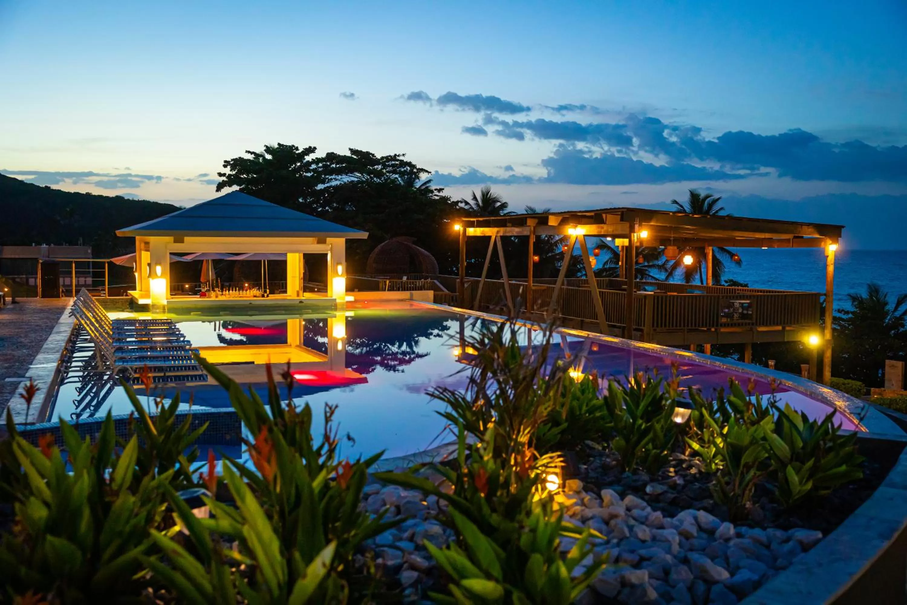 Swimming pool in Hotel El Guajataca