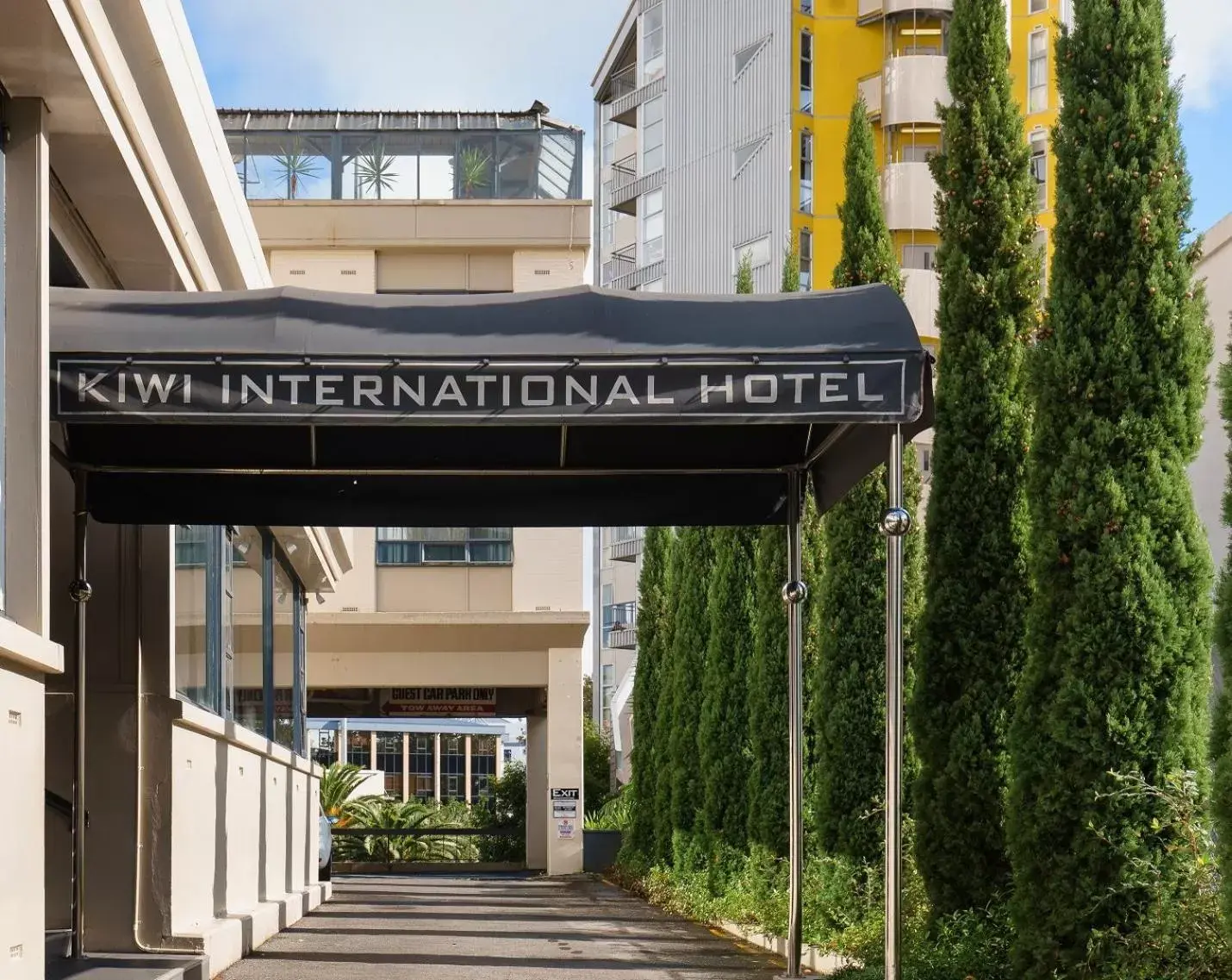 Facade/entrance in Kiwi International Hotel