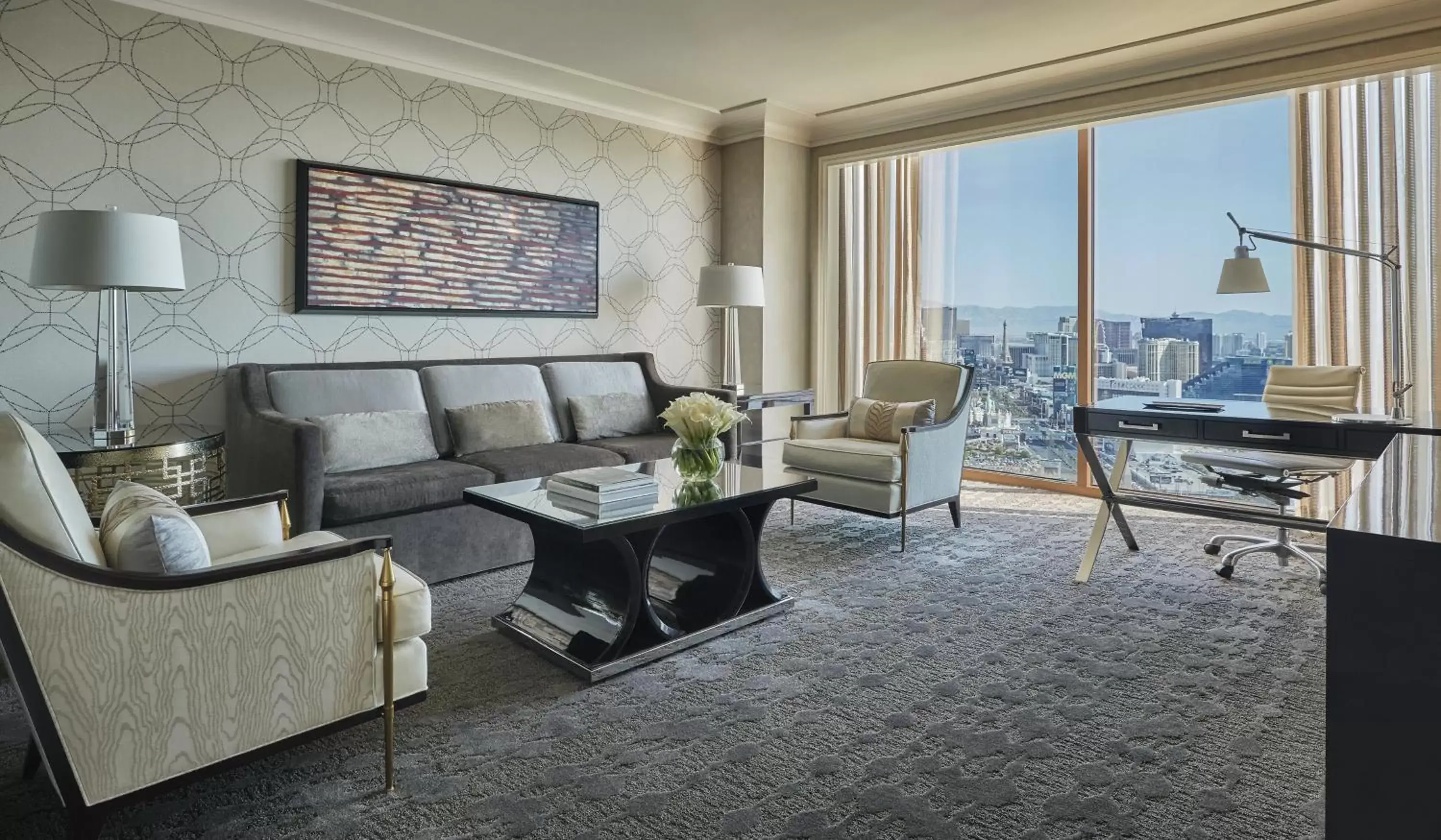 Decorative detail, Seating Area in Four Seasons Hotel Las Vegas