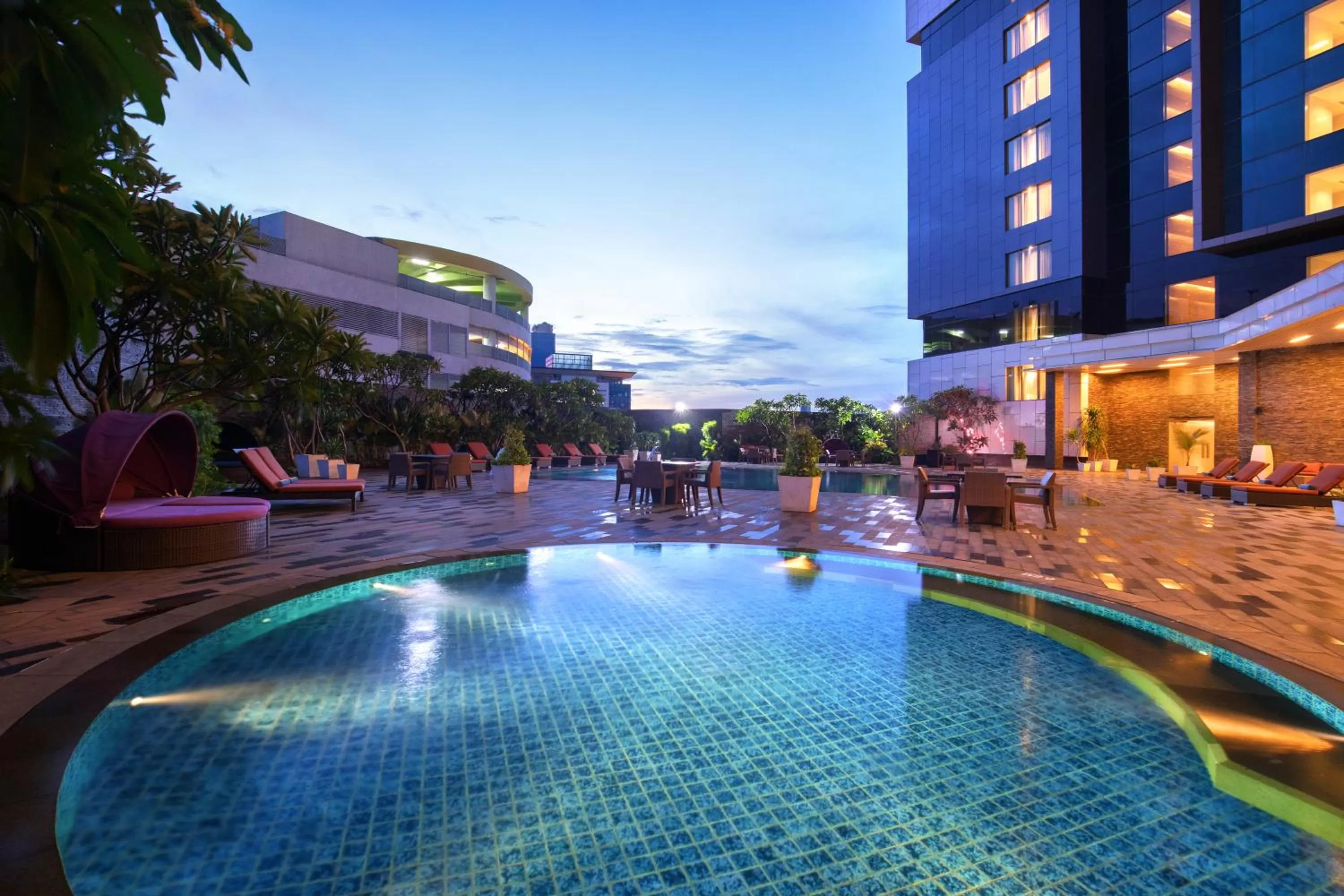 Pool view in Grand Mercure Jakarta Kemayoran