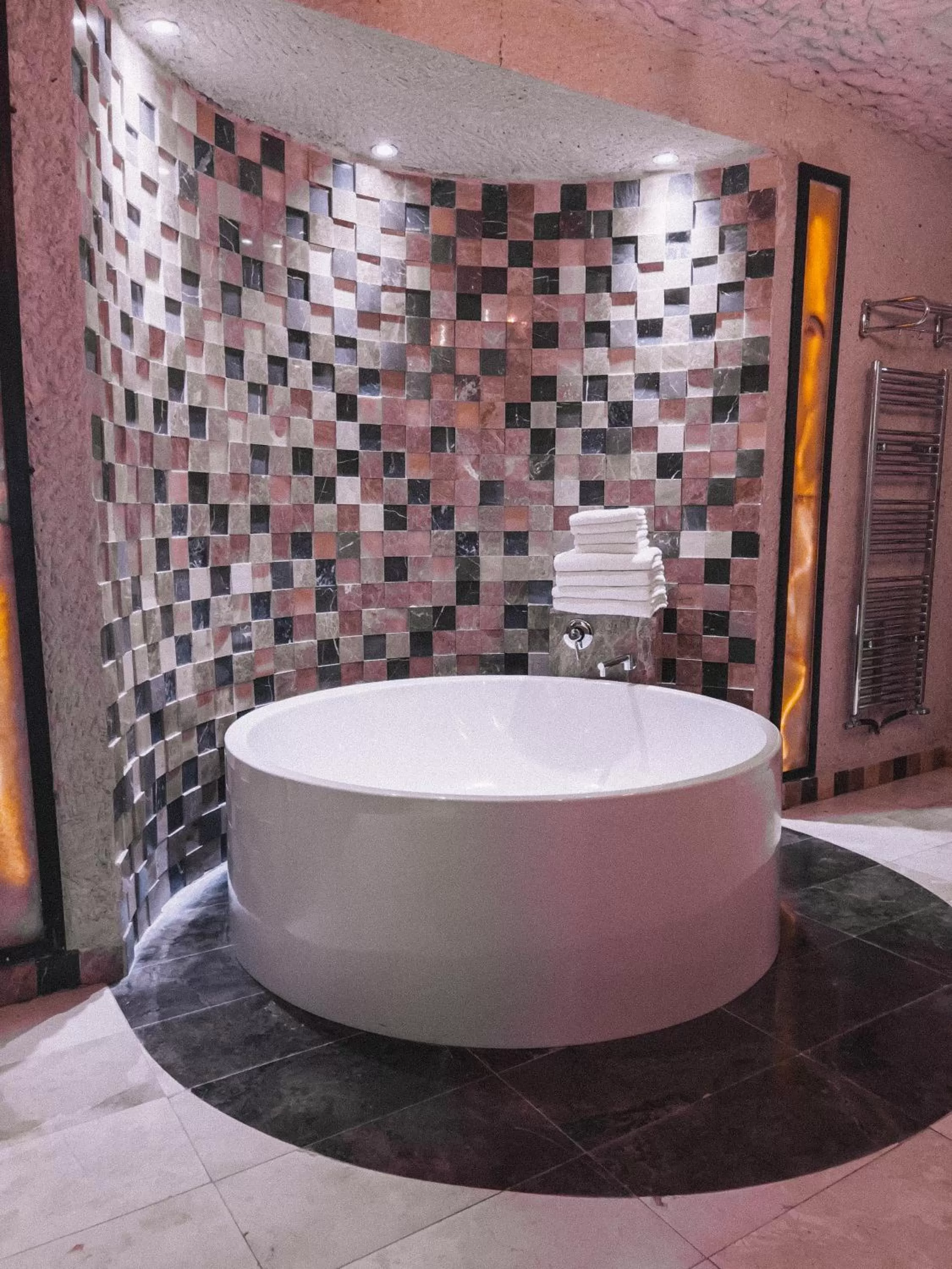 Bath in Local Cave House