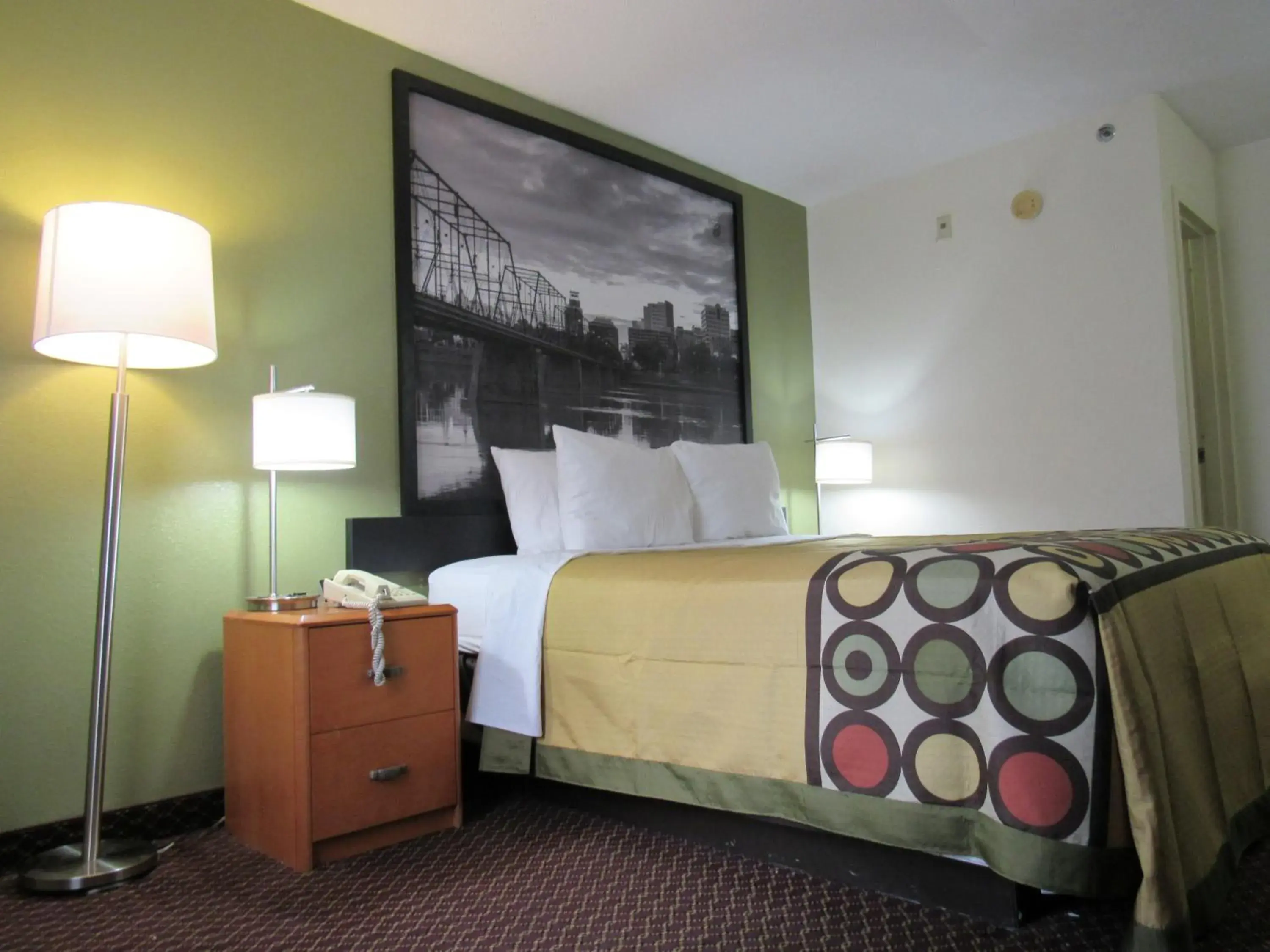 Bed in Super 8 by Wyndham New Cumberland