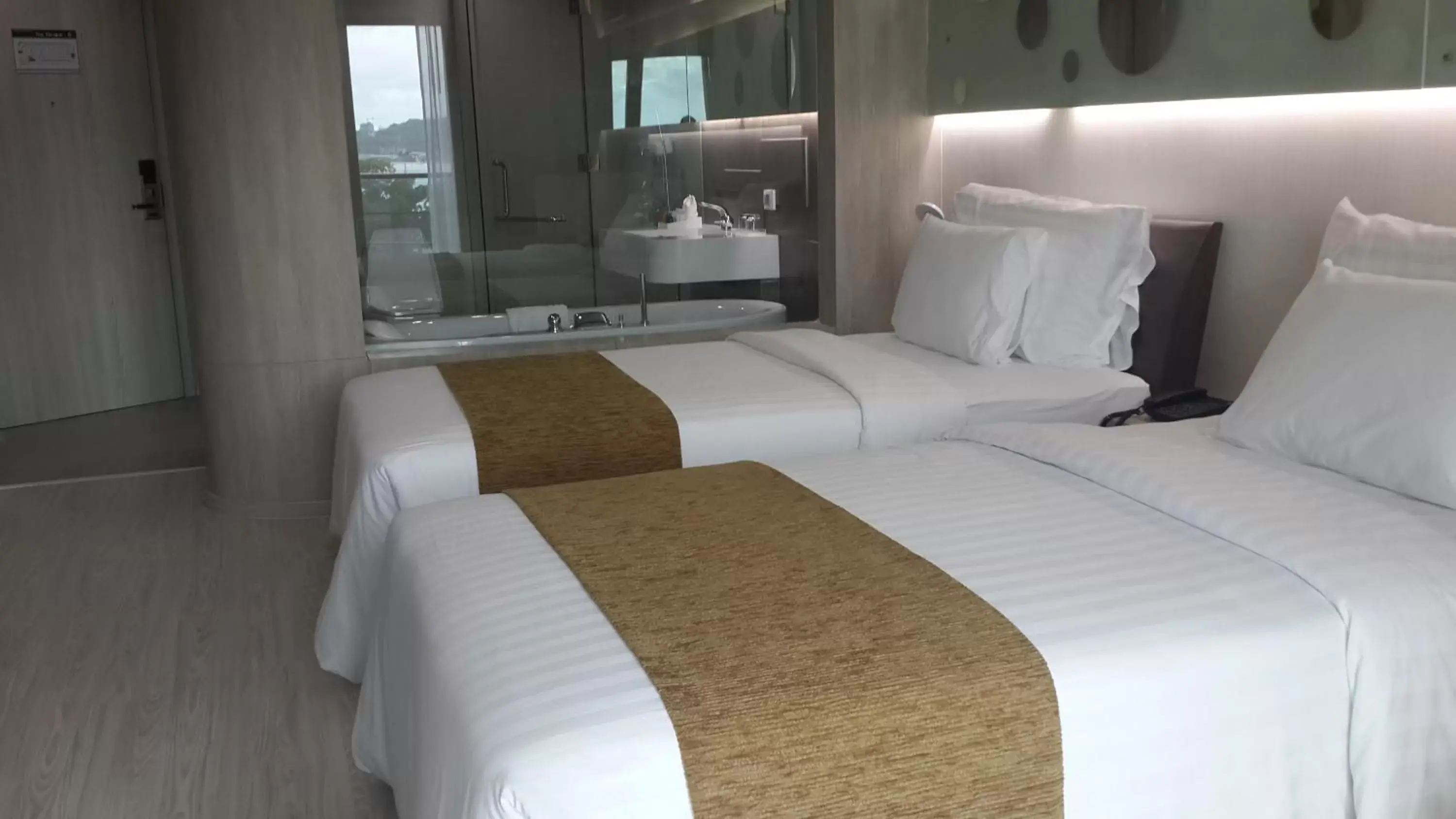 Bed in Pattaya Discovery Beach Hotel - SHA Extra Plus