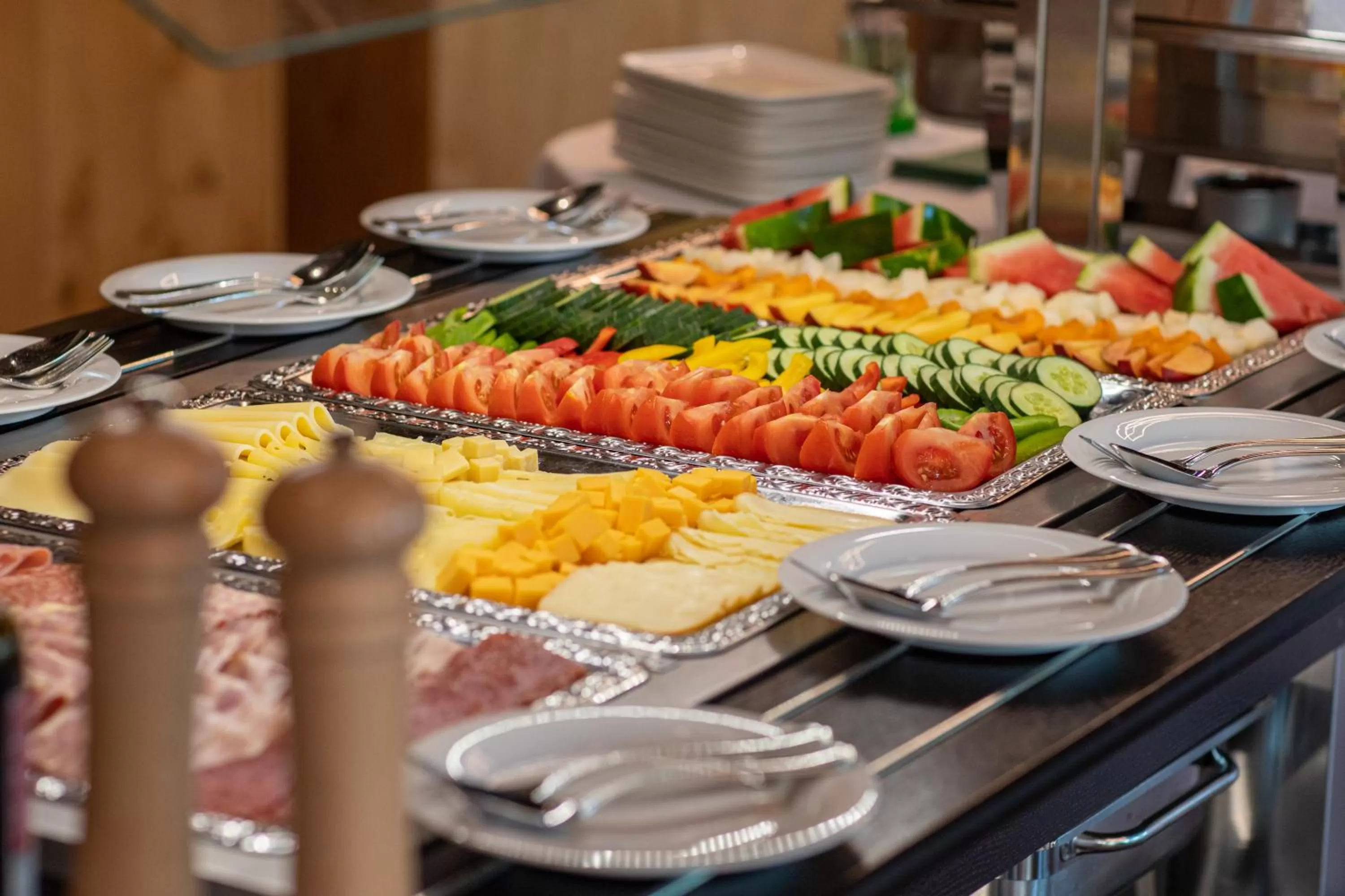 Buffet breakfast in Hotel Hausschachen