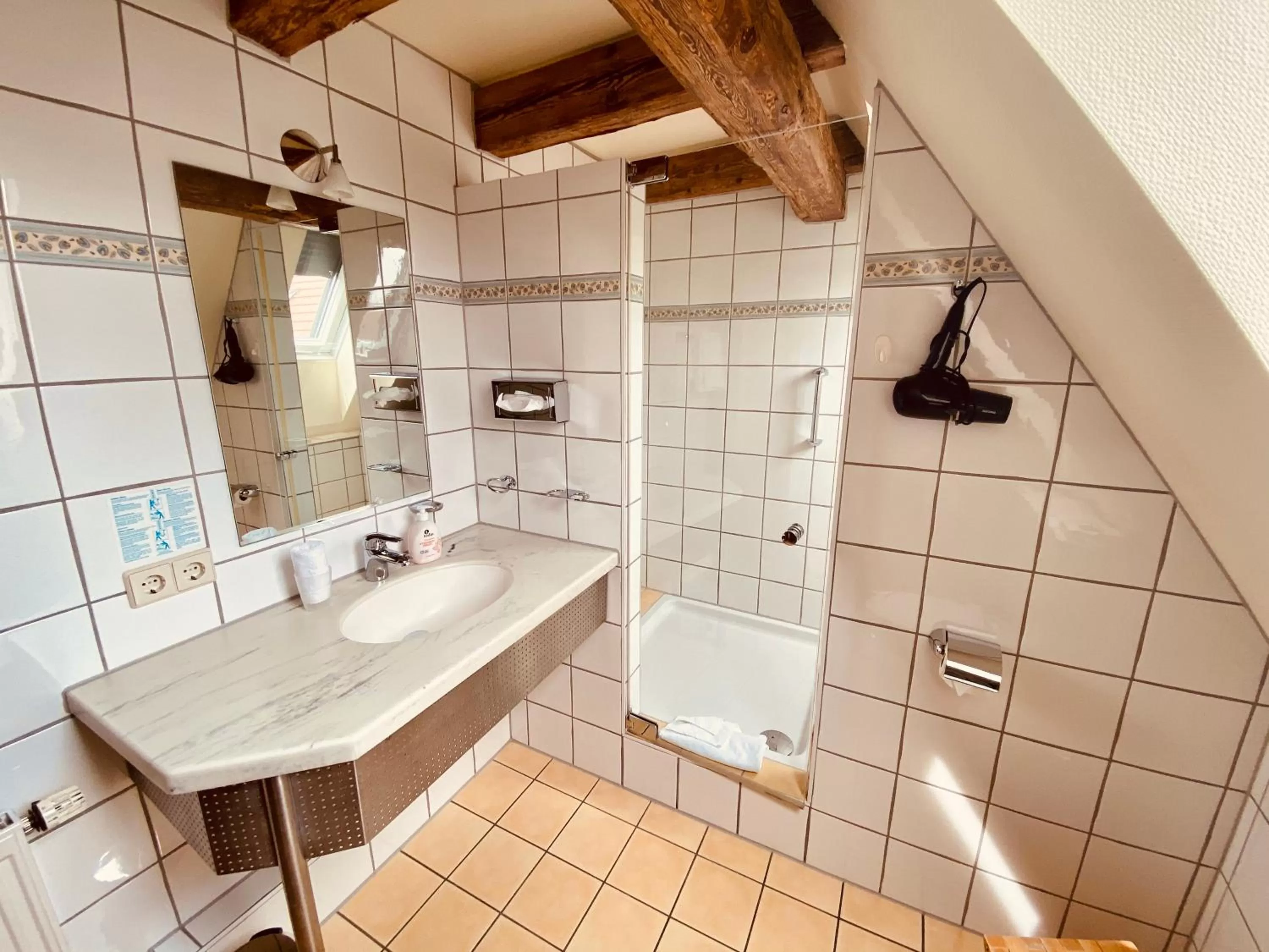 Bathroom in Stadthotel Waldhorn