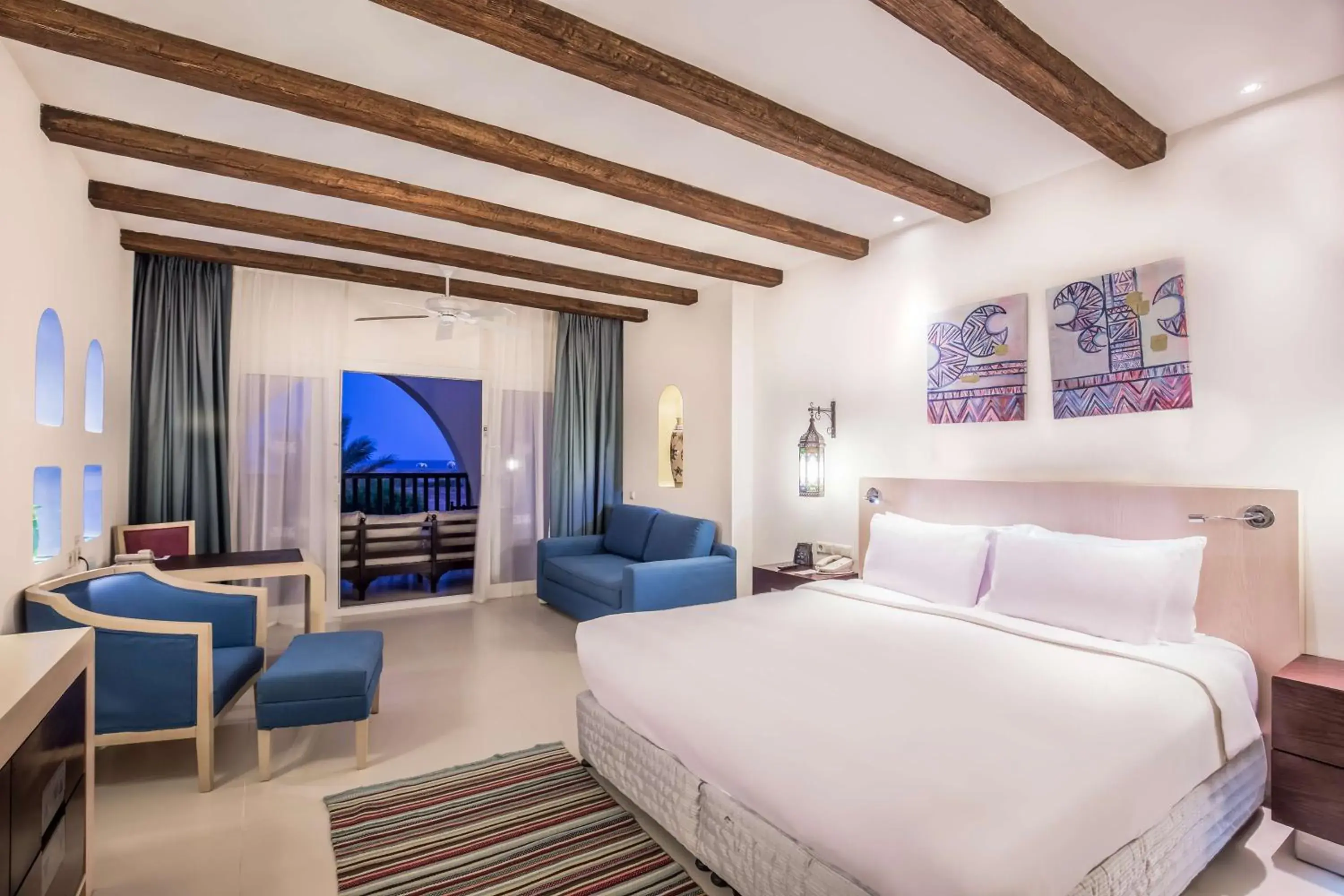 Living room in Hilton Marsa Alam Nubian Resort