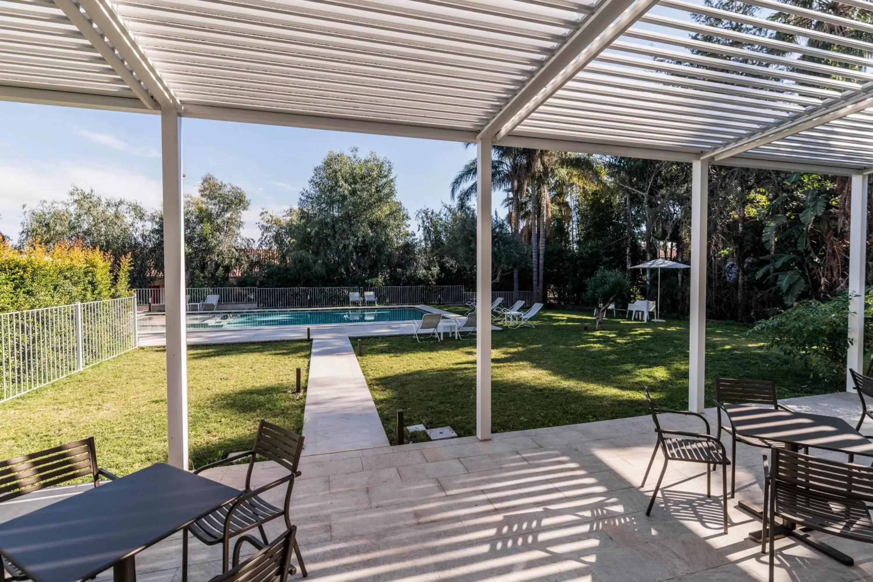 Patio in Sicilia's Art Hotel & Spa