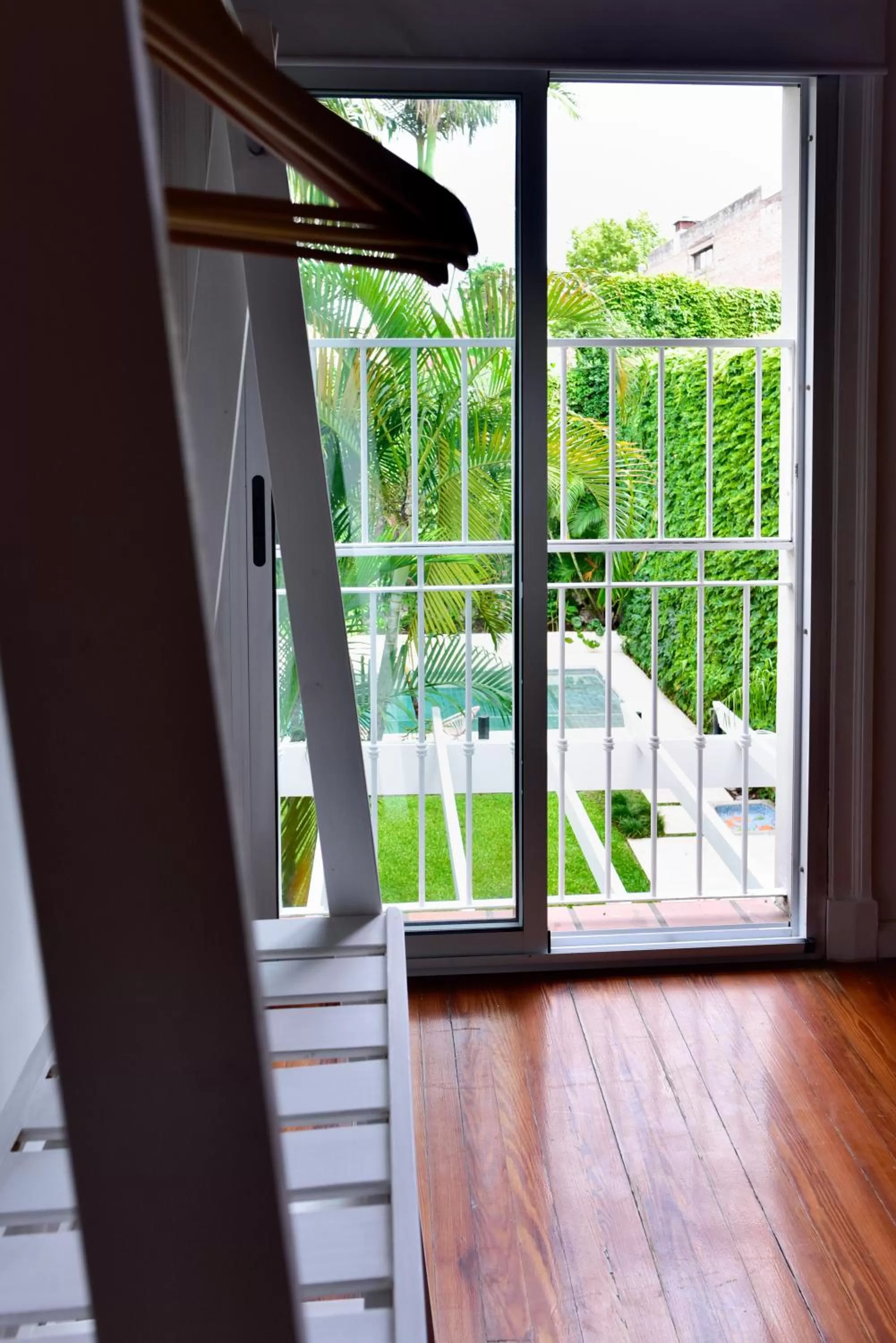 Garden view in Casa Caravan - Plant Based Concept House