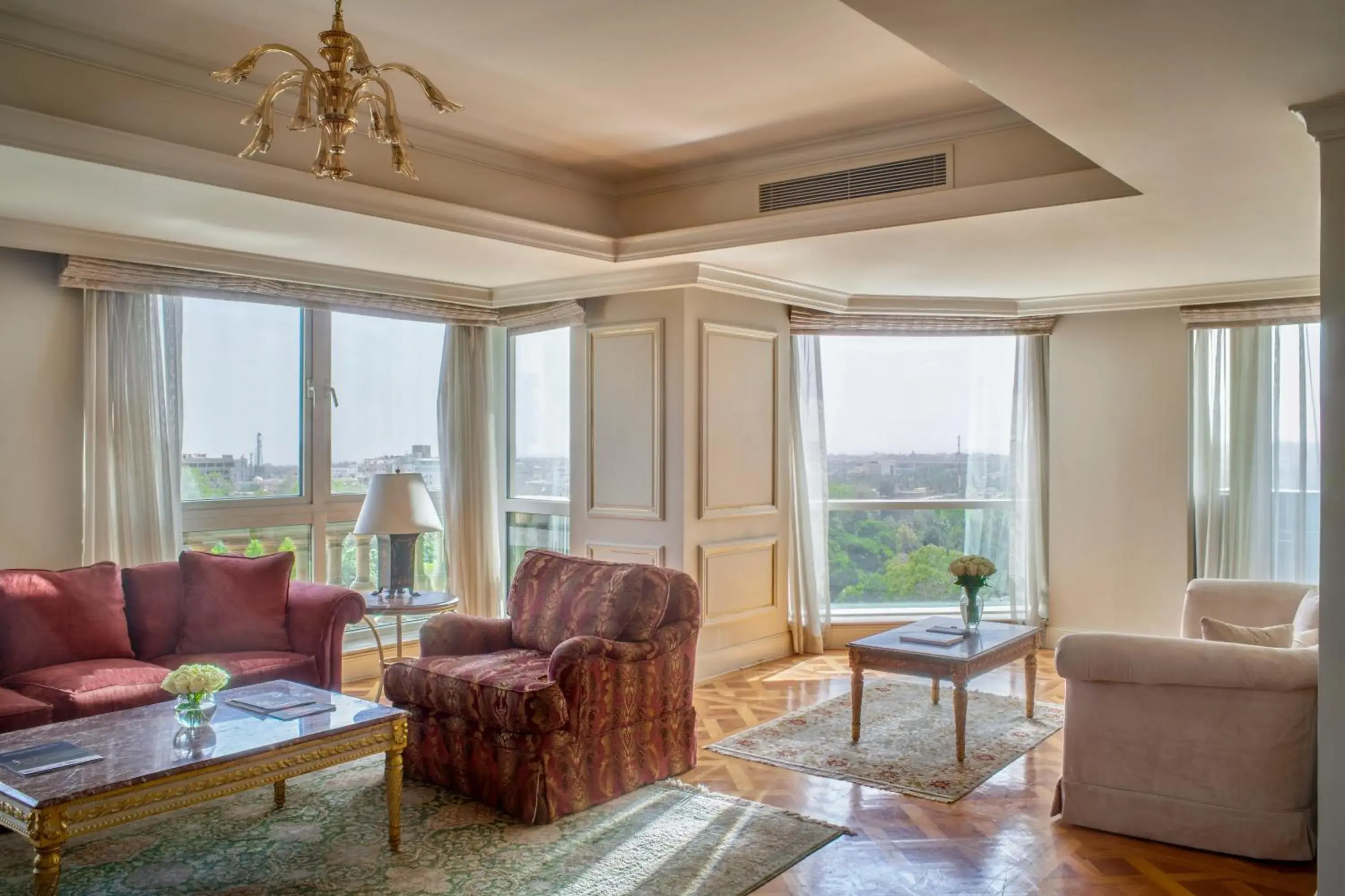 Living room, Seating Area in Four Seasons Cairo At The First Residence