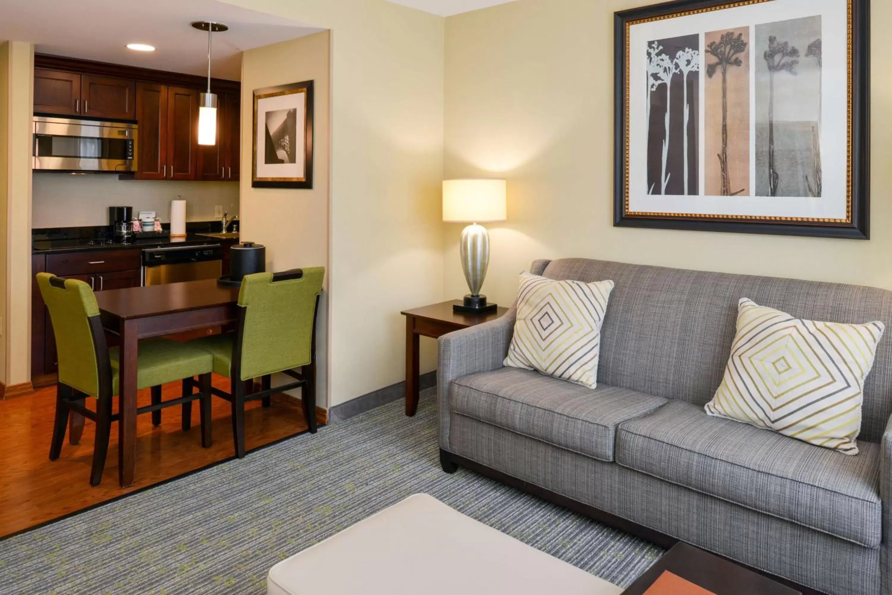 Living room, Seating Area in Homewood Suites by Hilton Fresno
